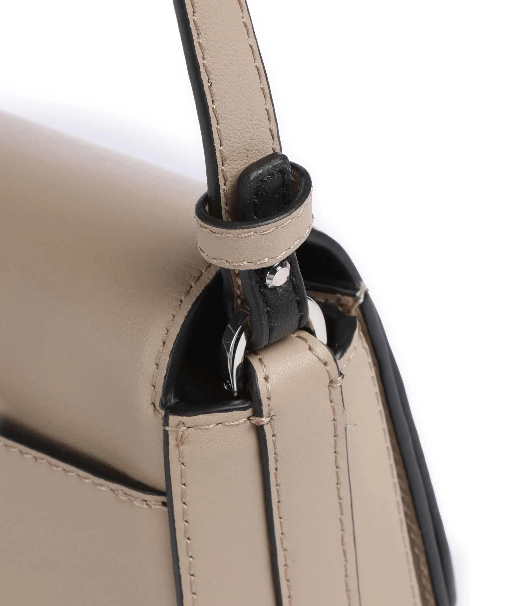  Liebeskind Ezra Calf Optic M Borsa a tracolla pelle di vitello finemente grana beige  