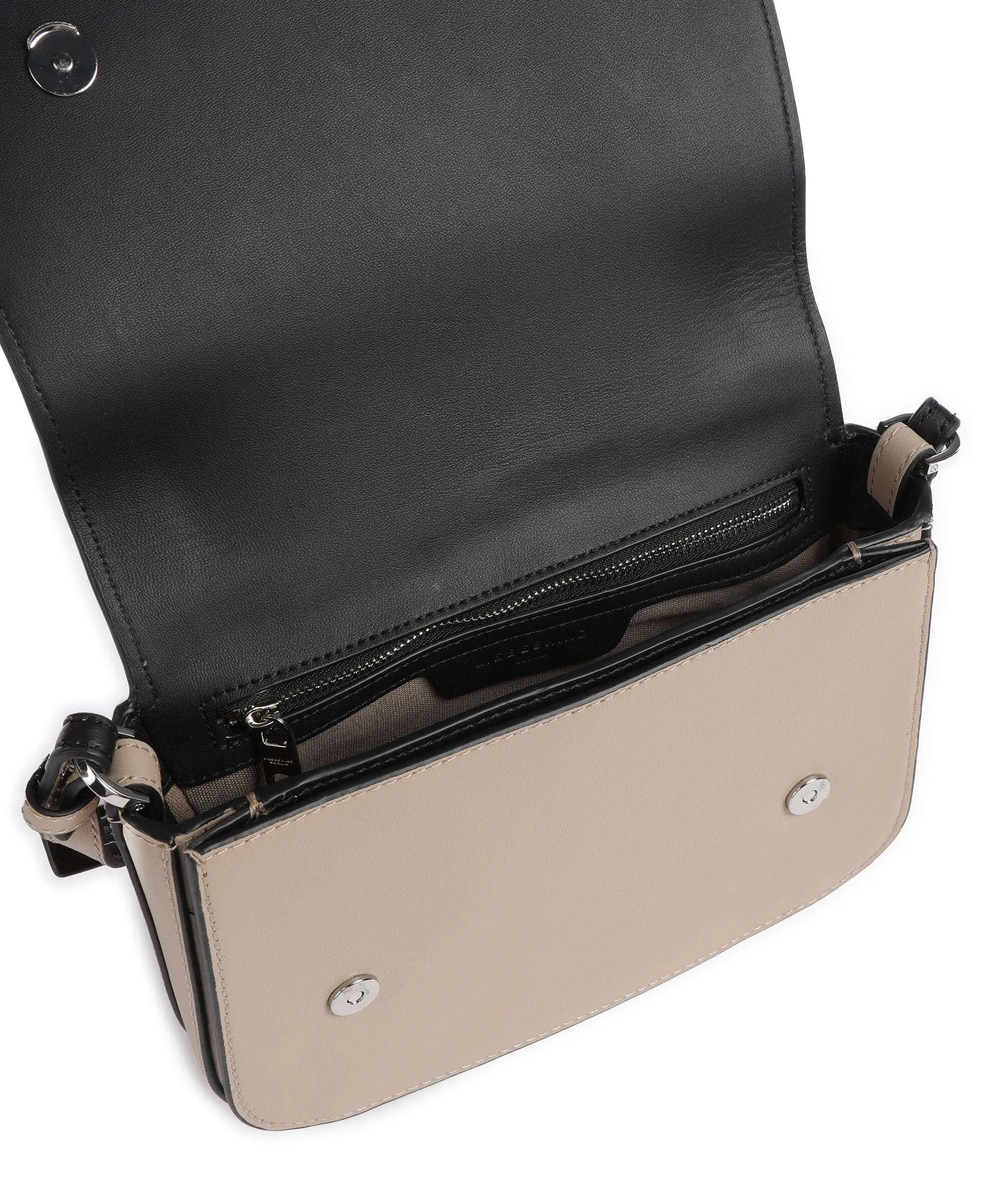  Liebeskind Ezra Calf Optic M Borsa a tracolla pelle di vitello finemente grana beige  
