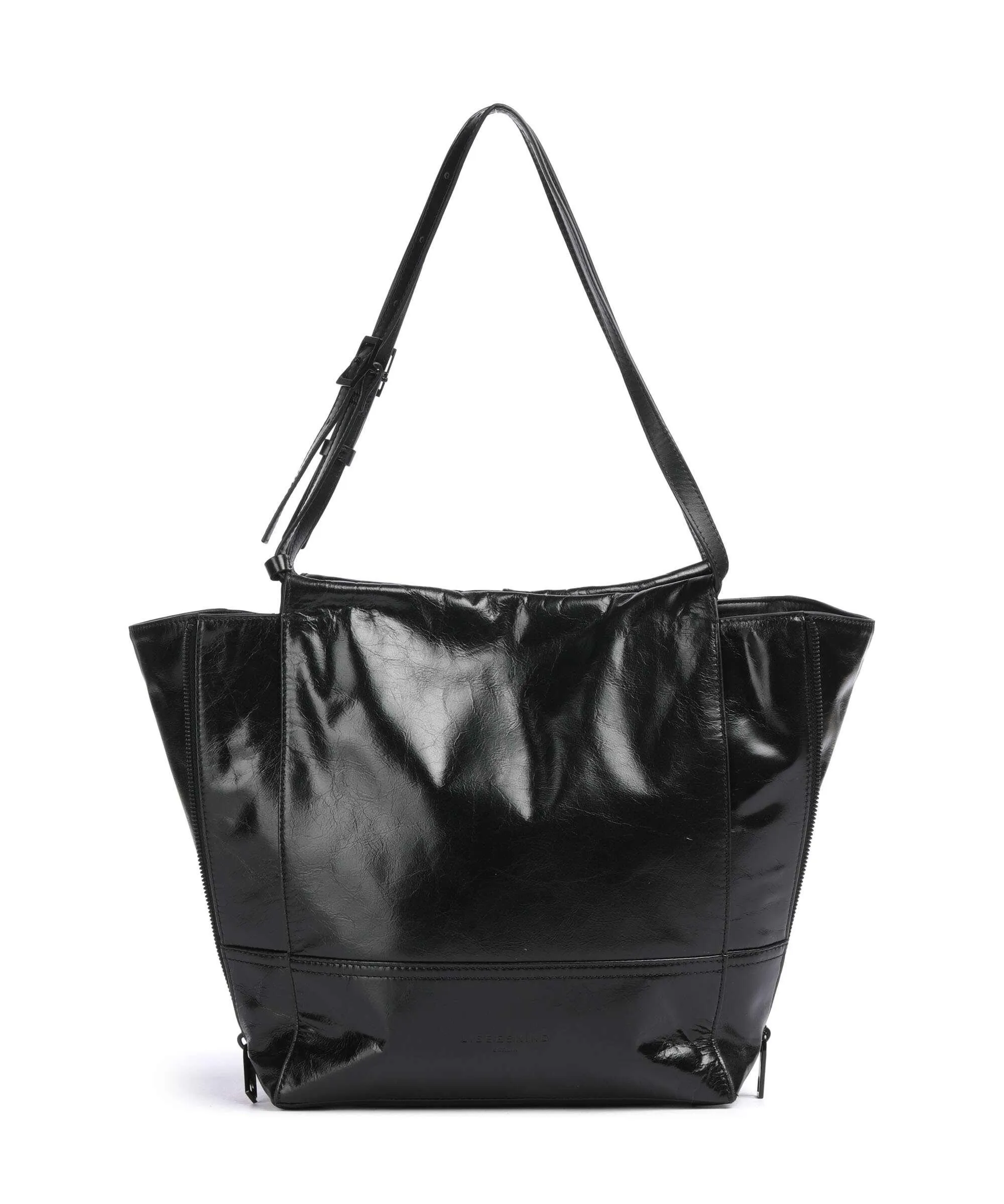  Liebeskind Lou 2 Paper Touch M Borsa shopper pelle nero  