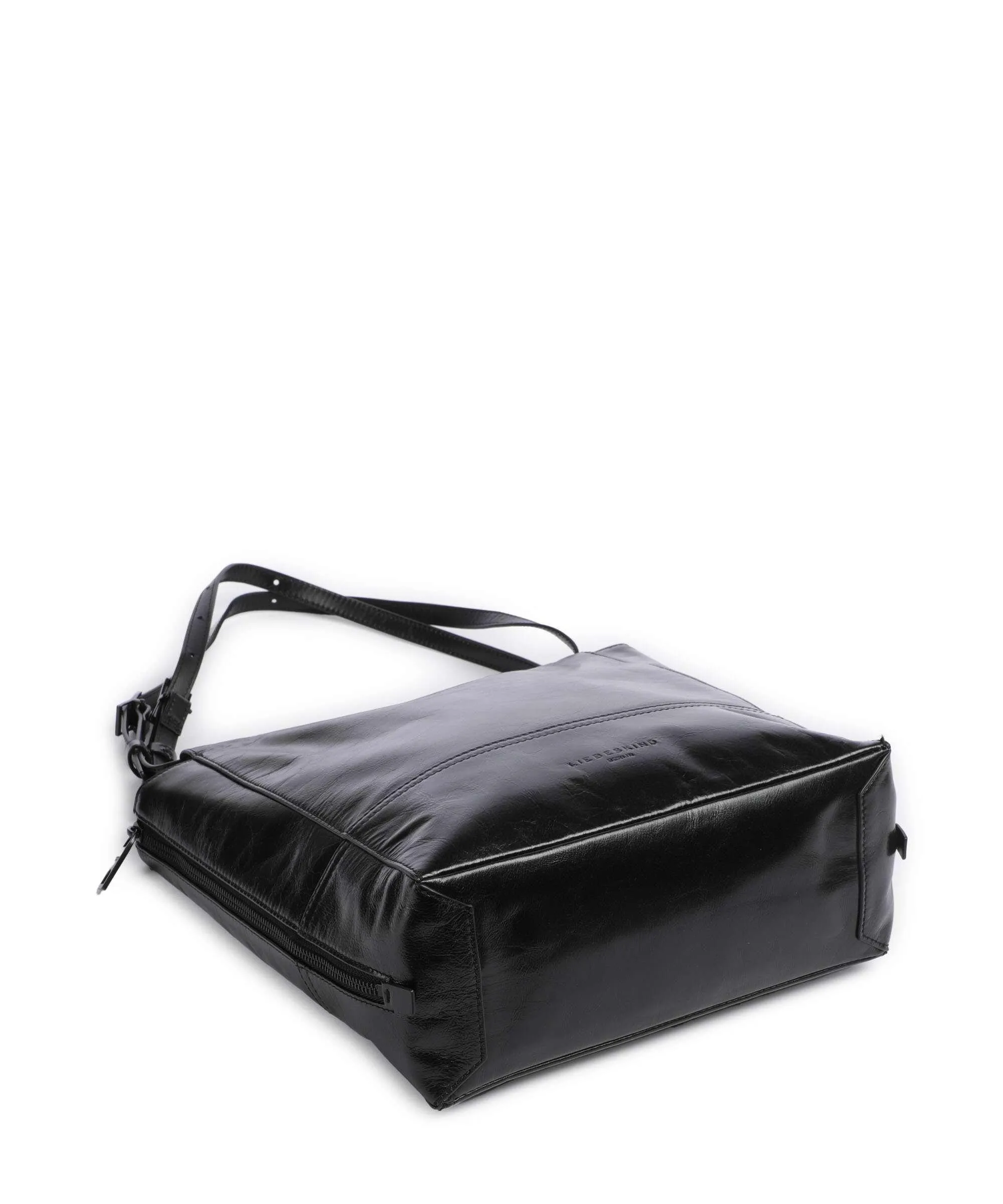  Liebeskind Lou 2 Paper Touch M Borsa shopper pelle nero  