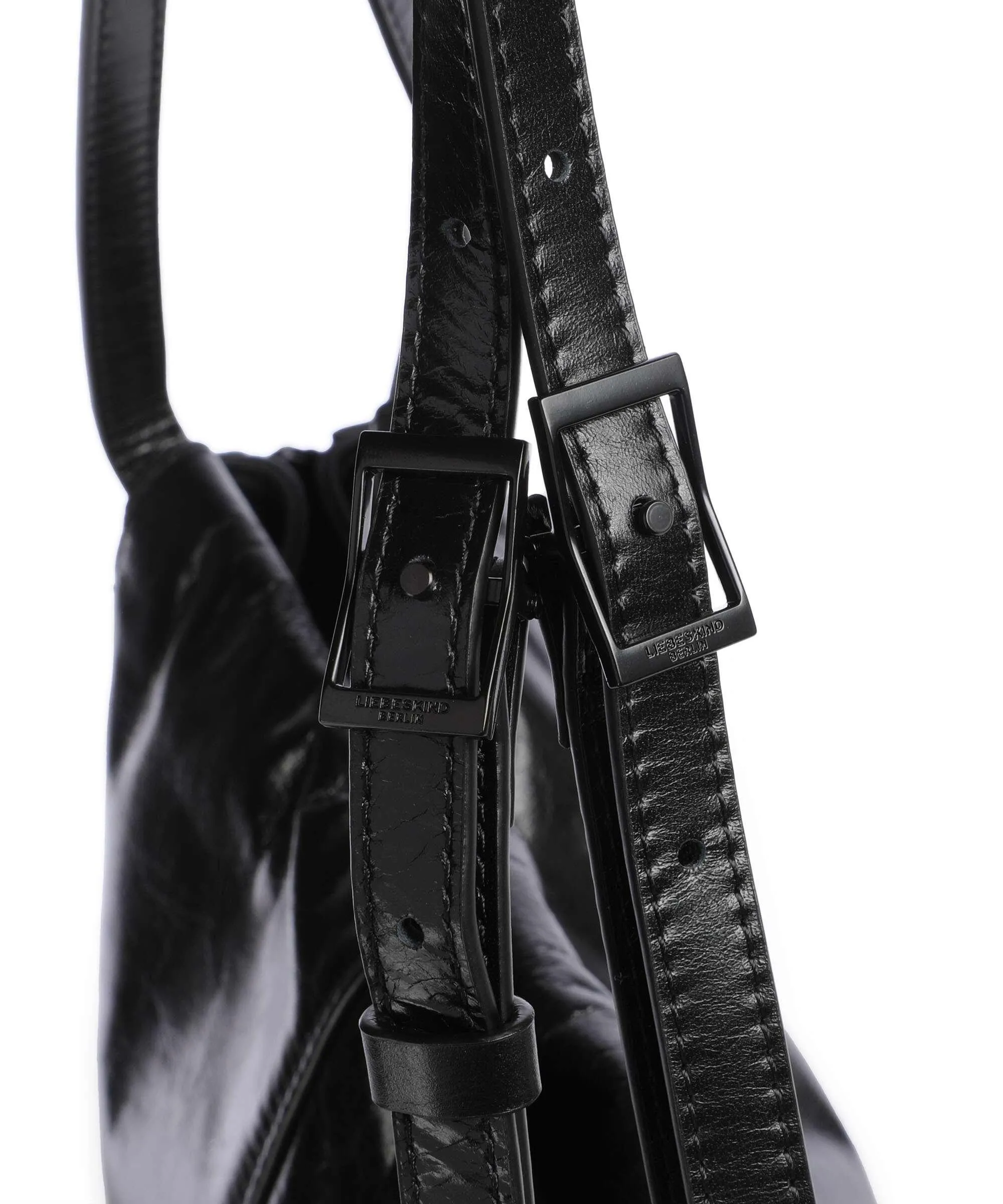  Liebeskind Lou 2 Paper Touch M Borsa shopper pelle nero  