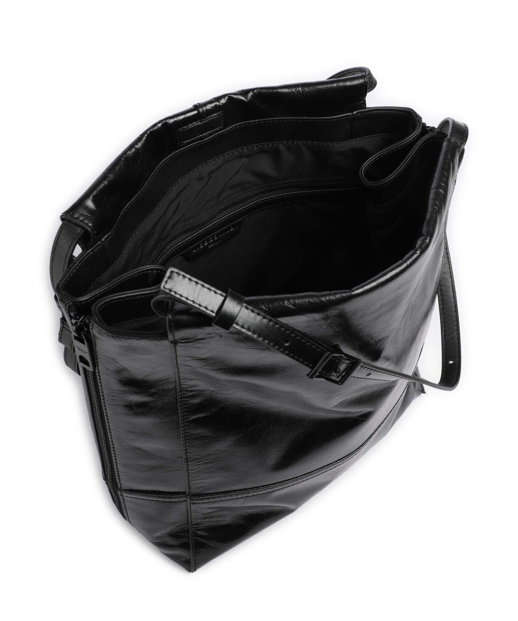  Liebeskind Lou 2 Paper Touch M Borsa shopper pelle nero  