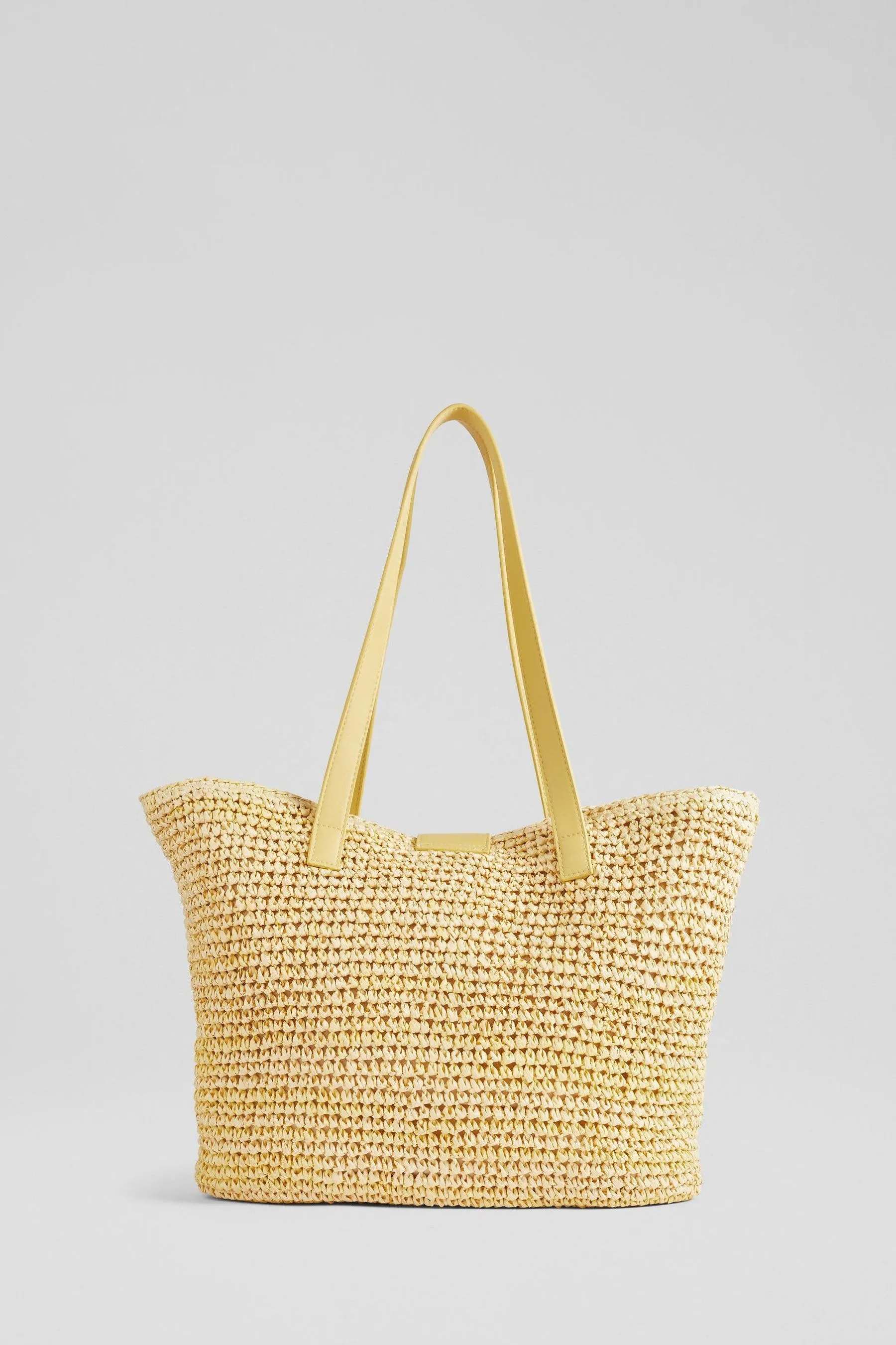 LK Bennett - Tara - Borsa con spalle in rafia mélange
