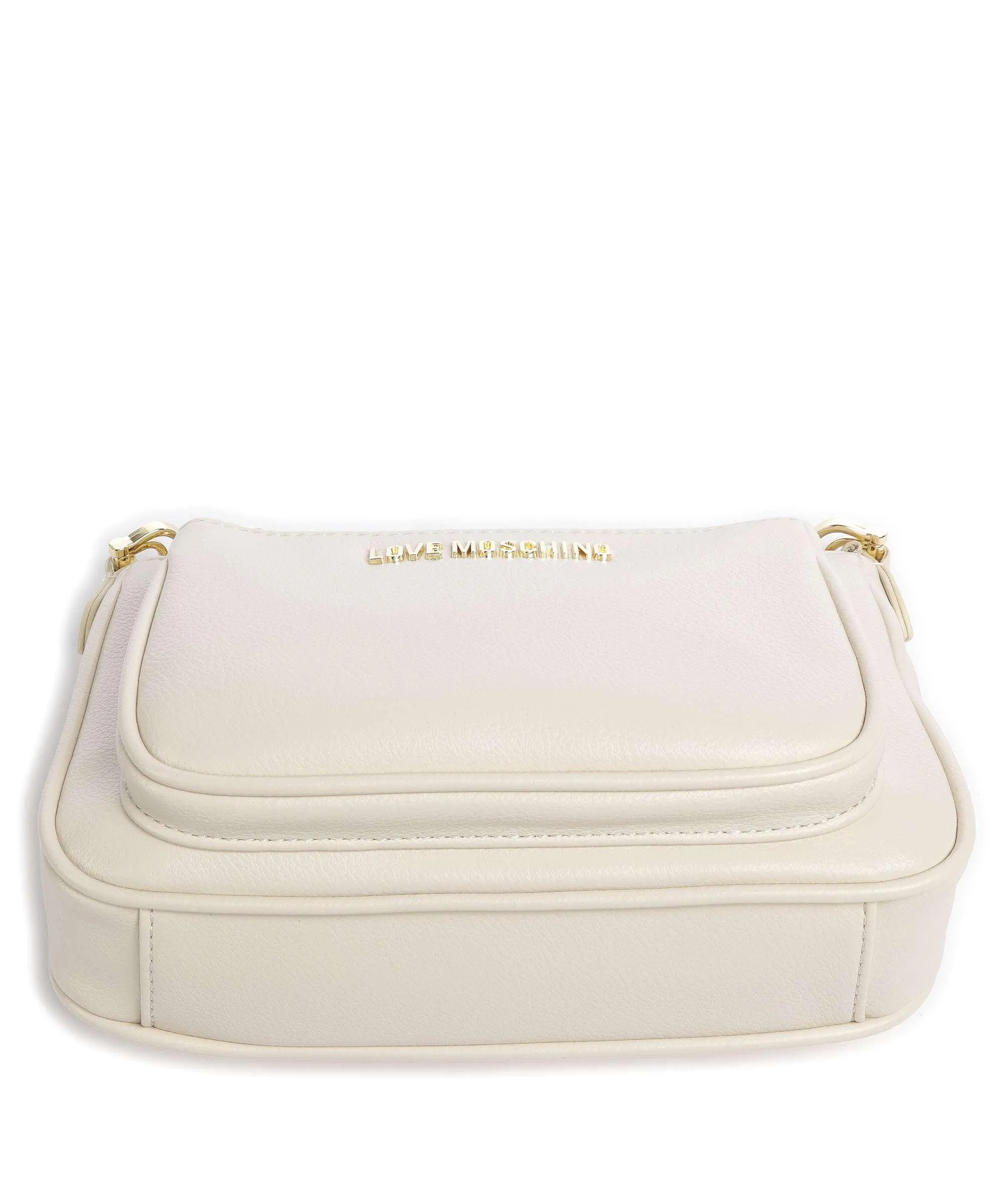  Love Moschino Pouch Charm Borsa a spalla pelle sintetica avorio  