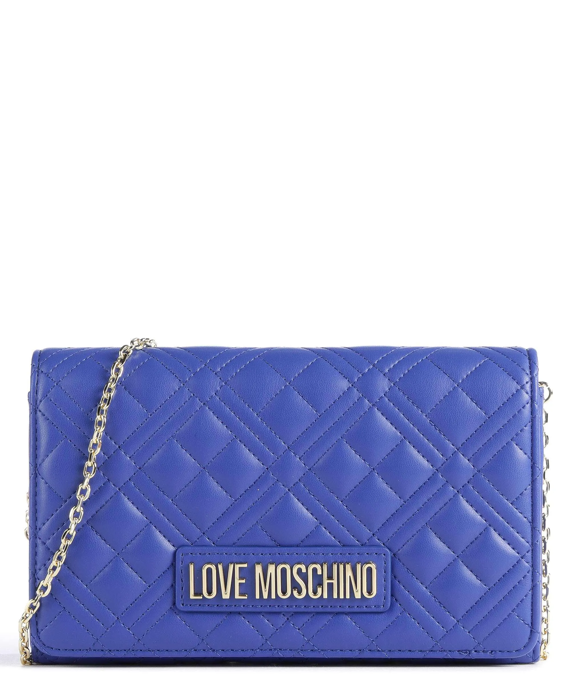  Love Moschino Smart Daily Borsa a tracolla pelle sintetica blu  