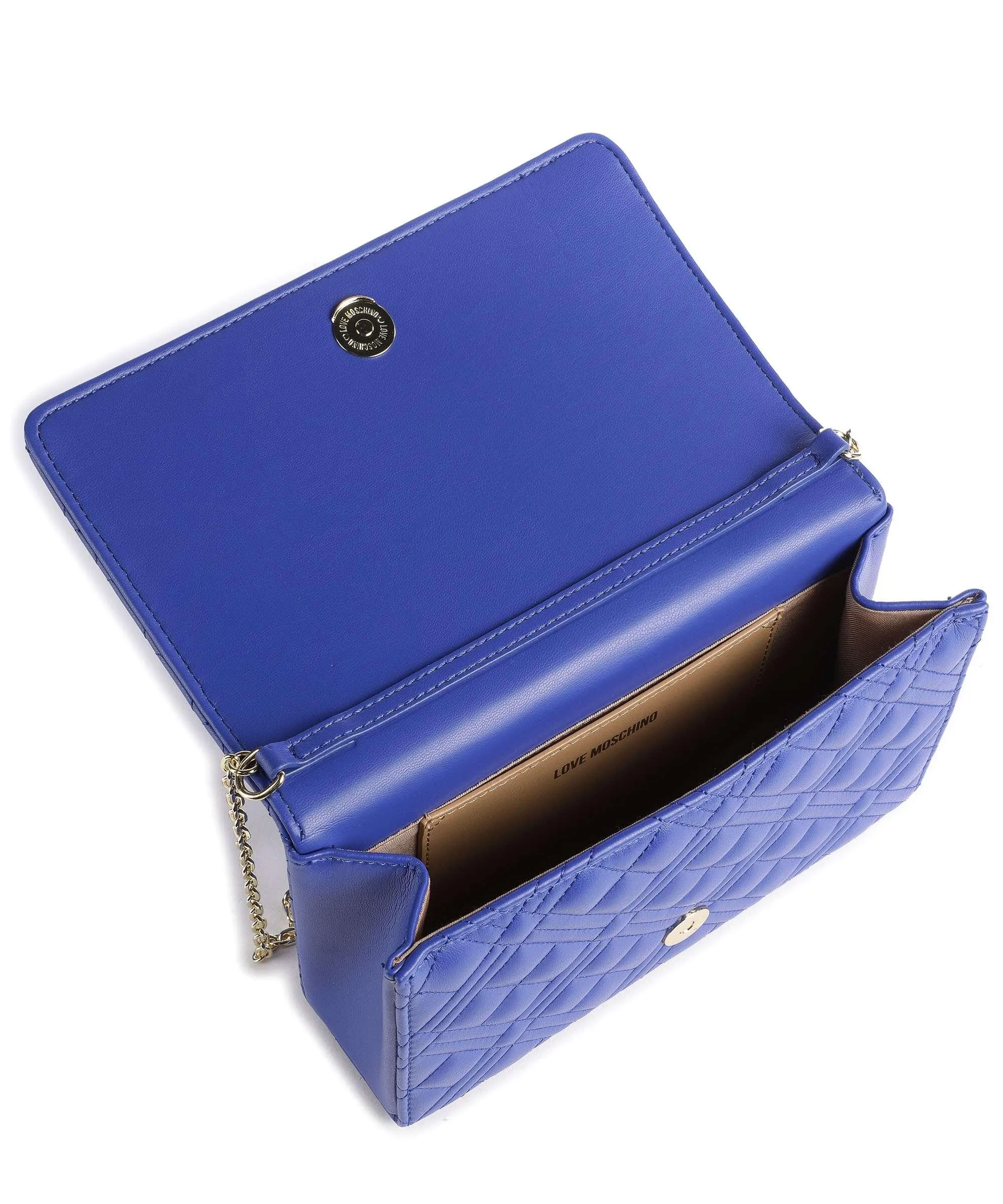  Love Moschino Smart Daily Borsa a tracolla pelle sintetica blu  