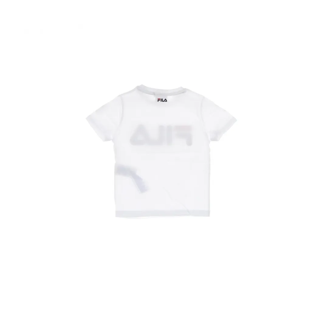 maglietta bambino lea logo tee BRIGHT WHITE
