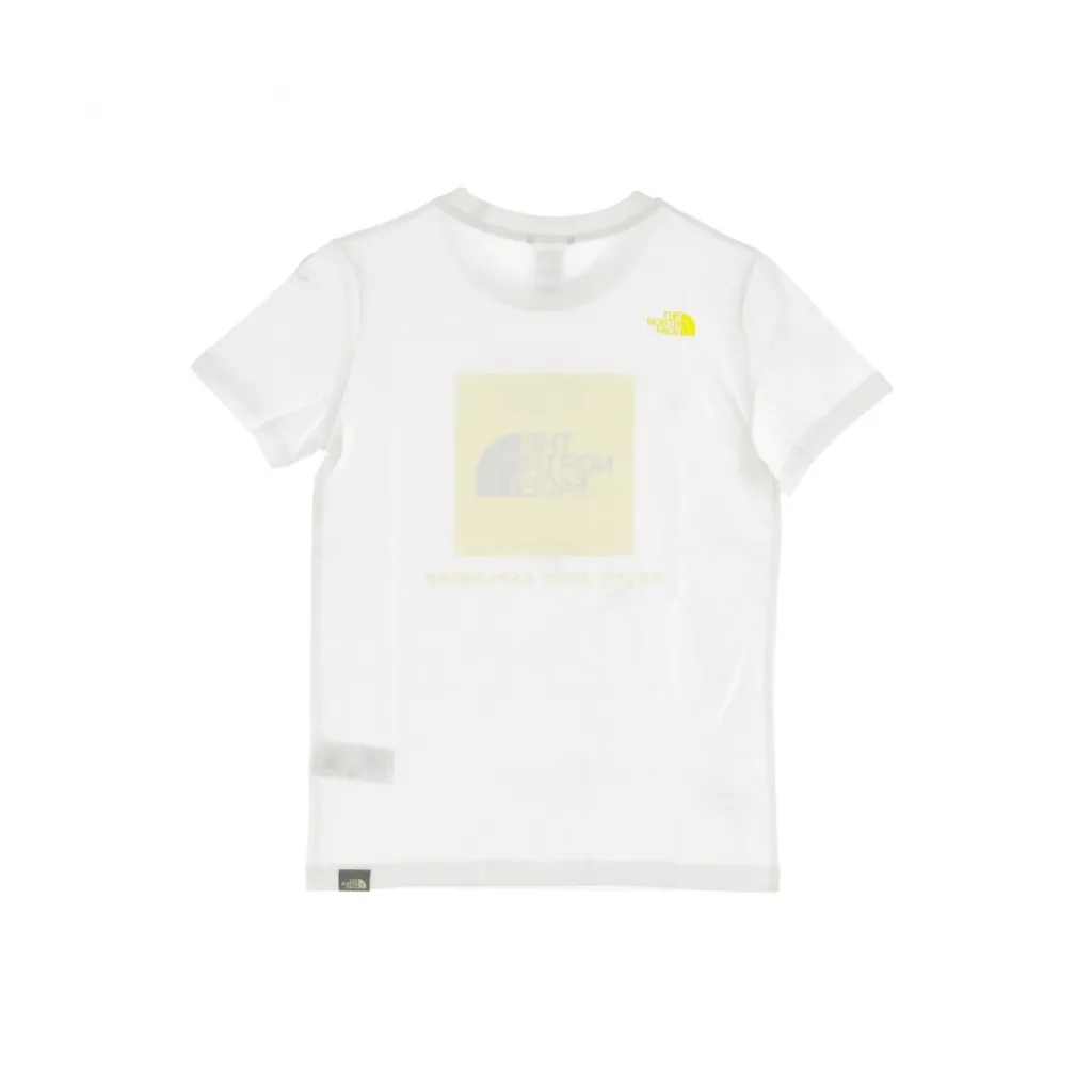 MAGLIETTA BOX TEE WHITE/LEMON