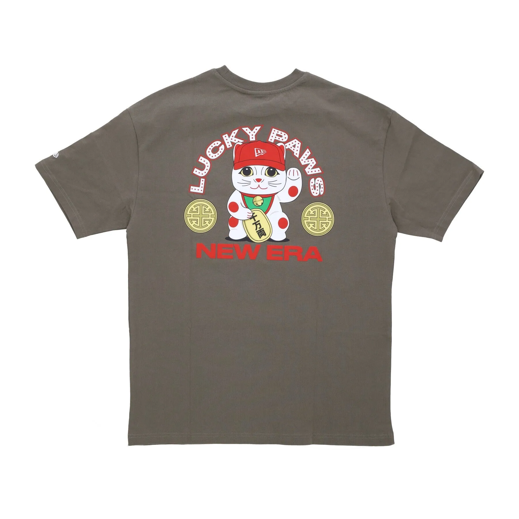 Maglietta Uomo Ne Character Graphic Os Tee New Olive/white