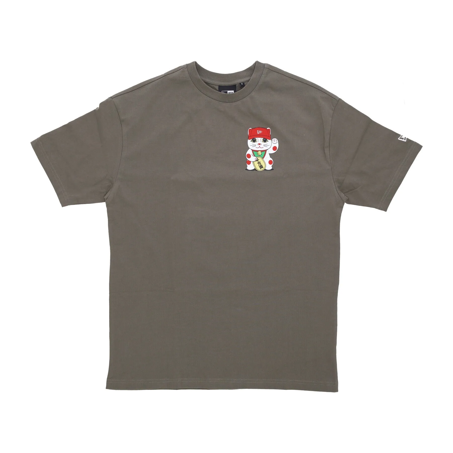 Maglietta Uomo Ne Character Graphic Os Tee New Olive/white