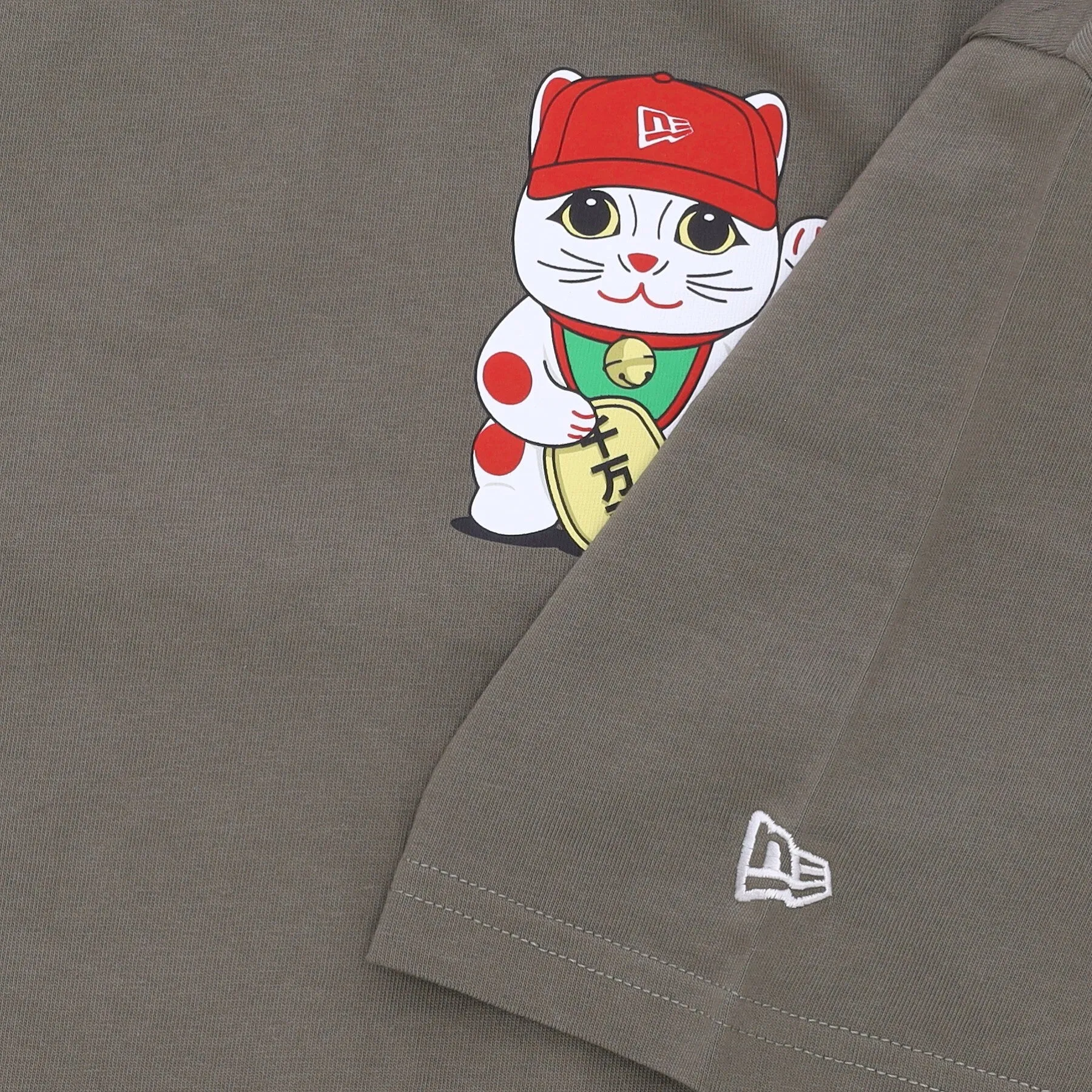 Maglietta Uomo Ne Character Graphic Os Tee New Olive/white