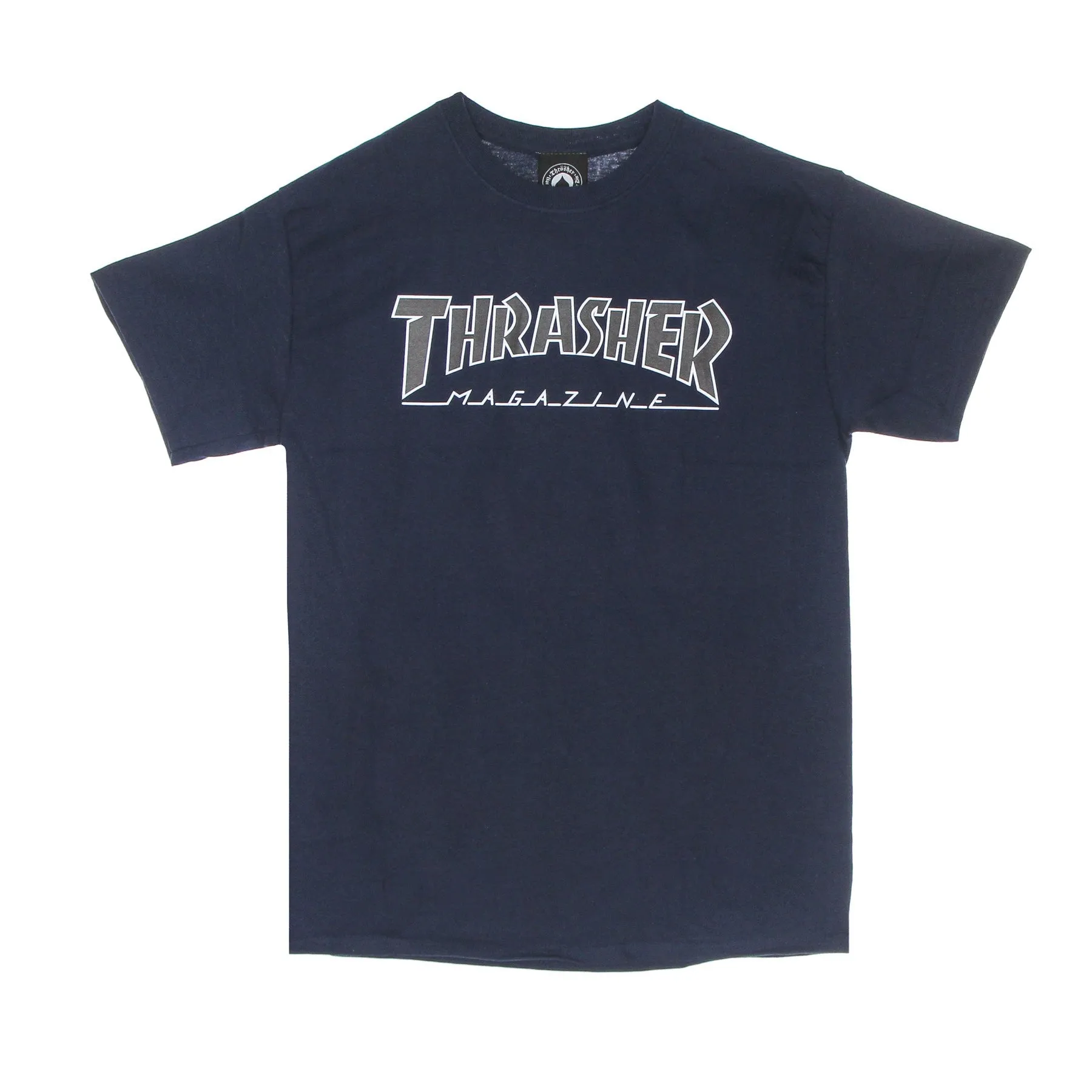 Maglietta Uomo Outline Tee Granata/azzurro