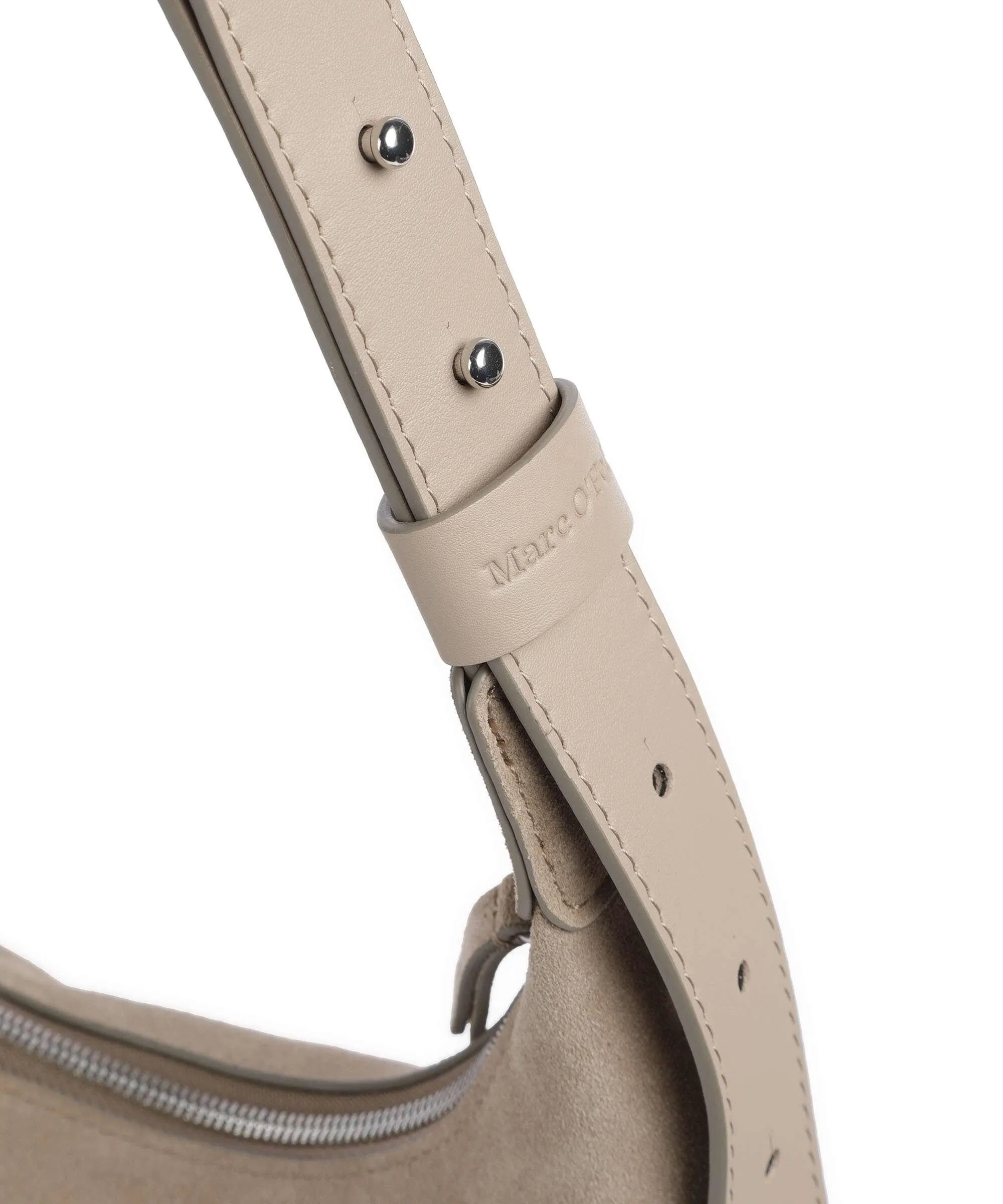  Marc O'Polo Borsa a spalla pelle ruvida beige  