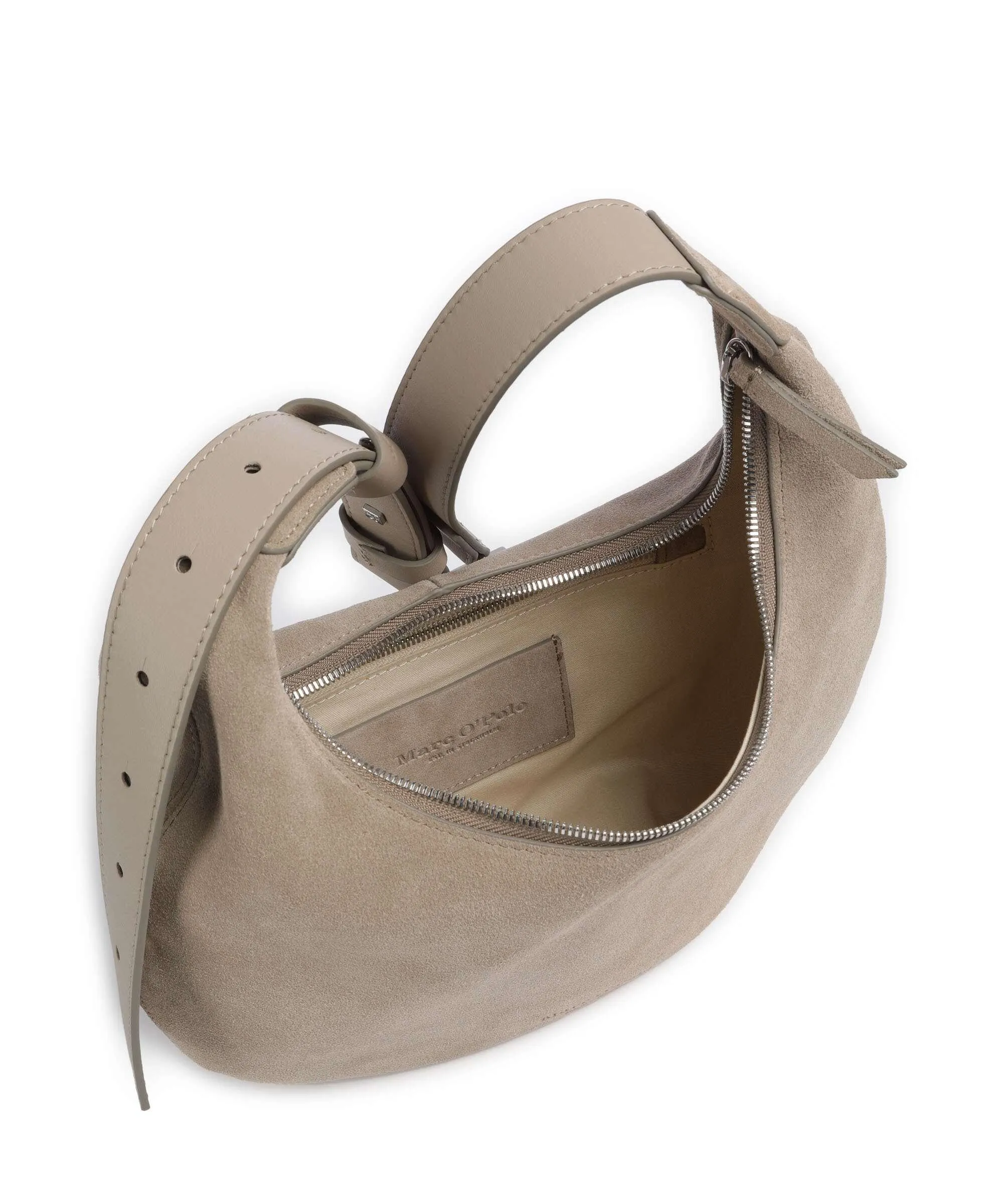  Marc O'Polo Borsa a spalla pelle ruvida beige  