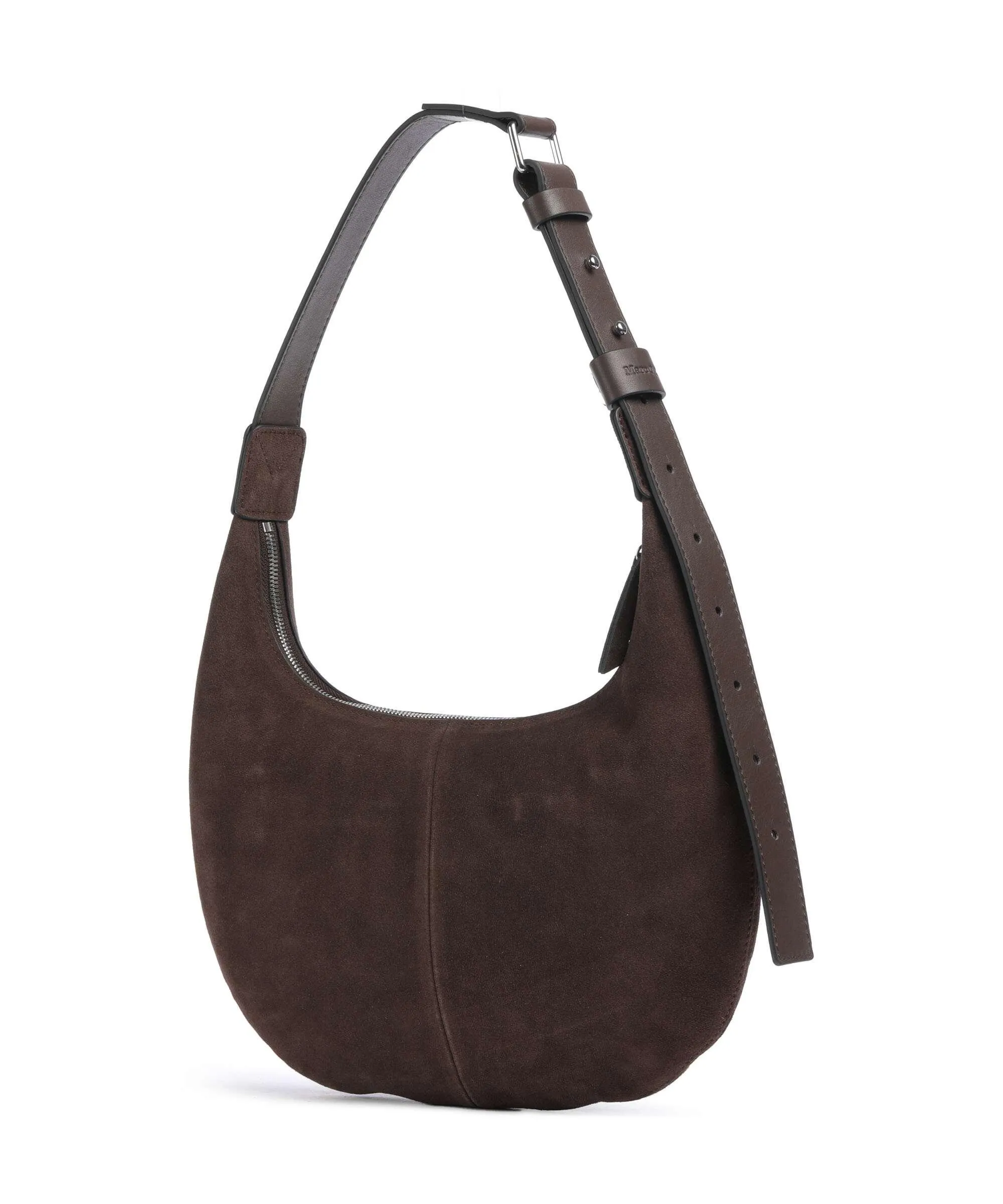  Marc O'Polo Borsa a spalla pelle ruvida marrone scuro  