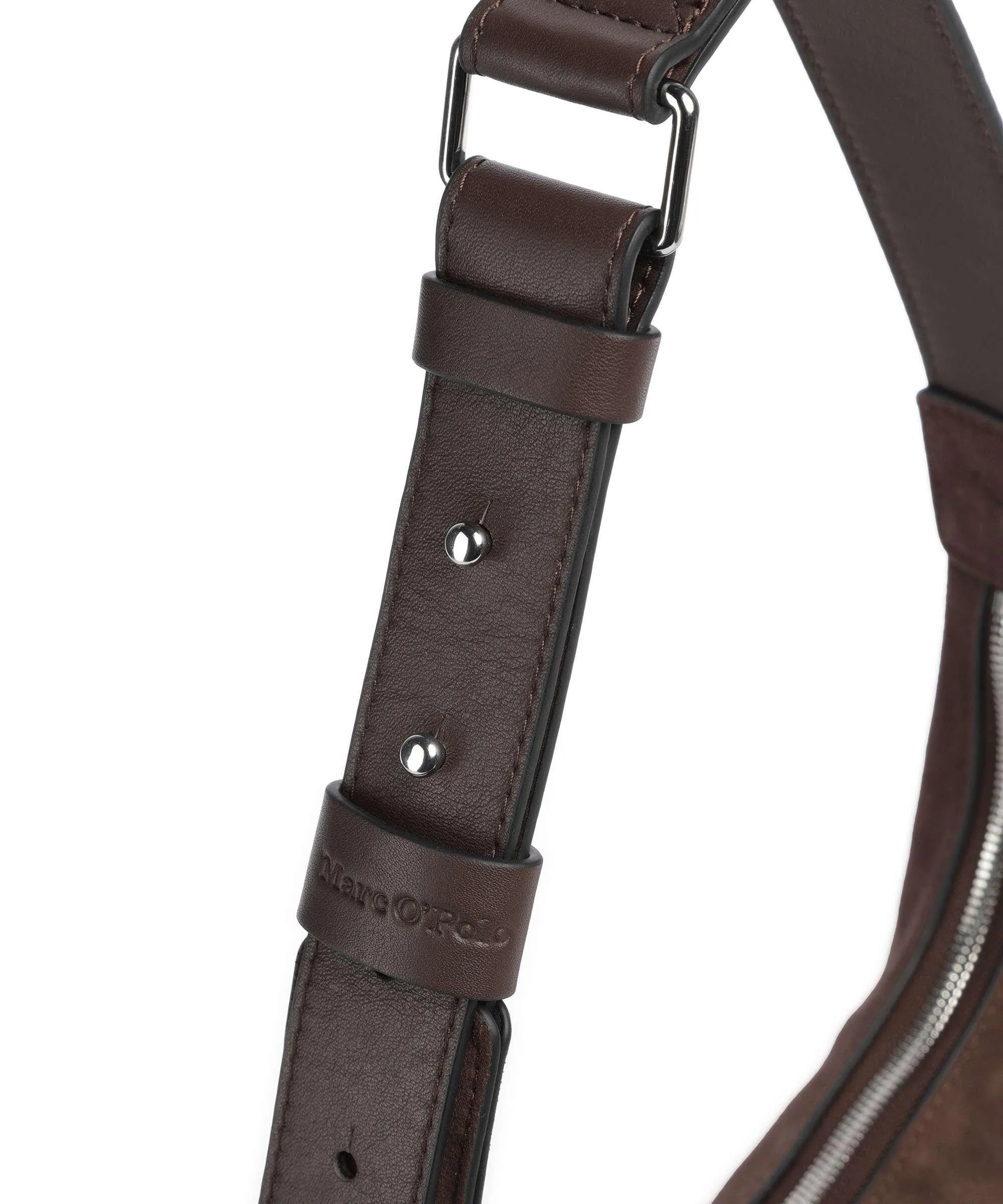  Marc O'Polo Borsa a spalla pelle ruvida marrone scuro  