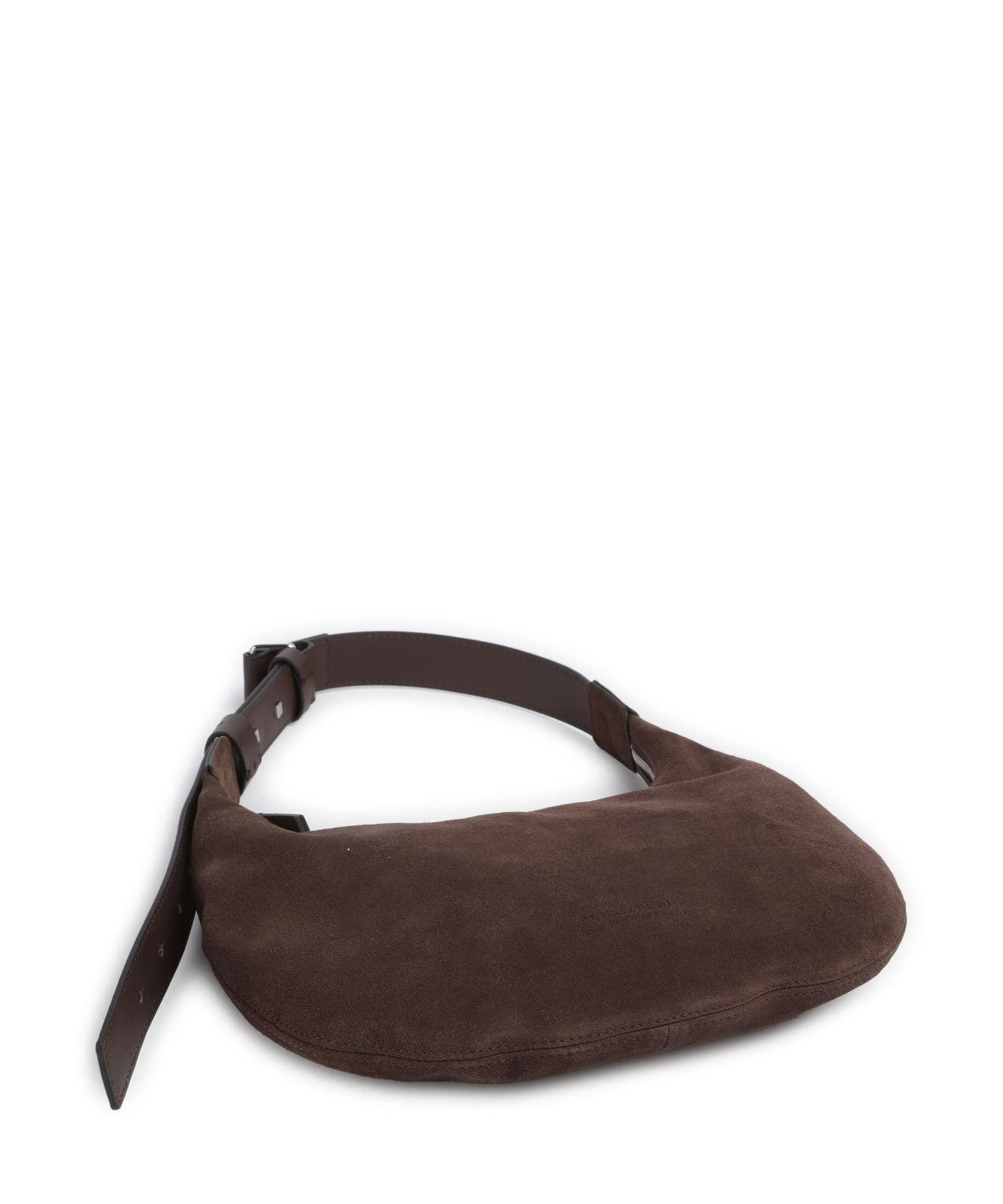  Marc O'Polo Borsa a spalla pelle ruvida marrone scuro  