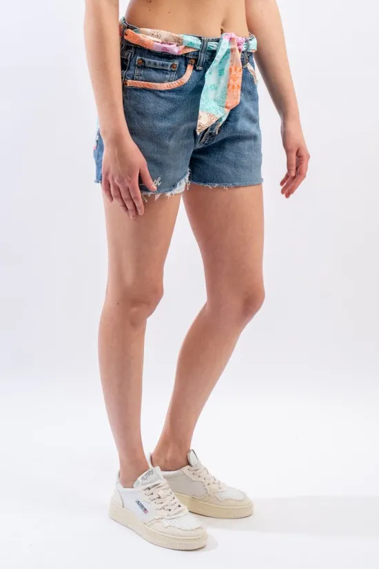 MC2 ST BARTH ARIZONA DENIM SHORTS ARZ0001 04946F