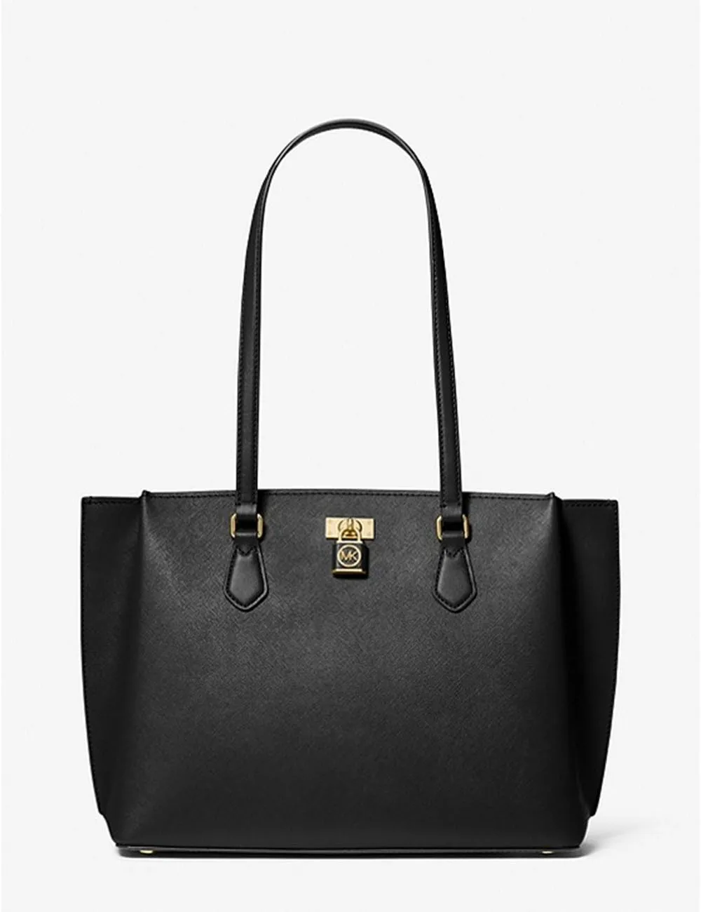 Michael Kors     Borsa tote grande in pelle Saffiano Ruby Nero