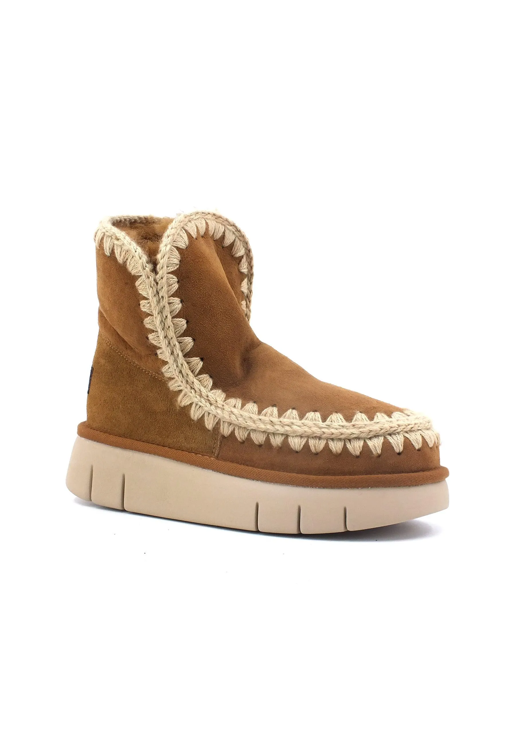 MOU Eskimo Bounce Stivaletto Pelo Donna Cognac MU.FW531002A