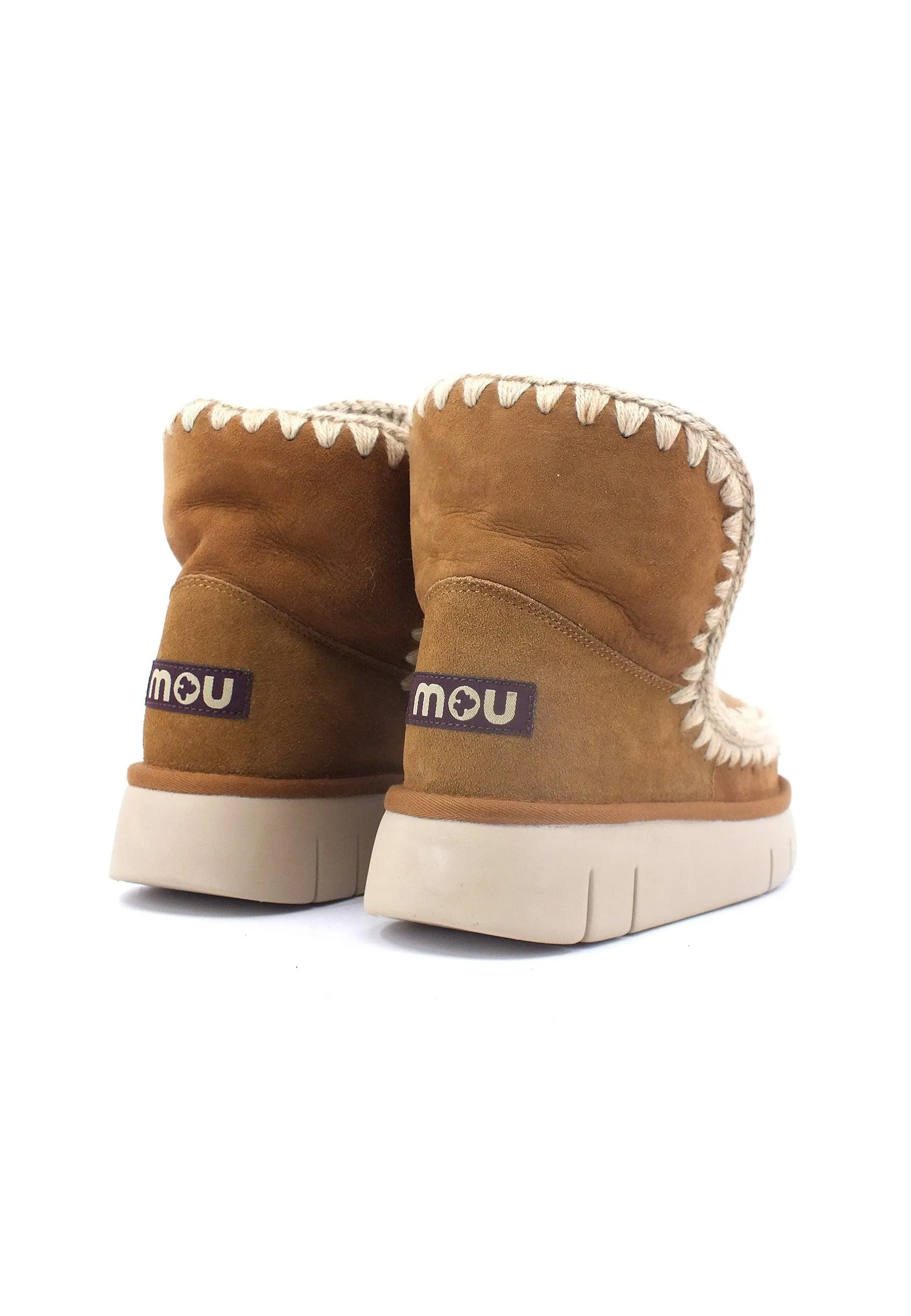 MOU Eskimo Bounce Stivaletto Pelo Donna Cognac MU.FW531002A