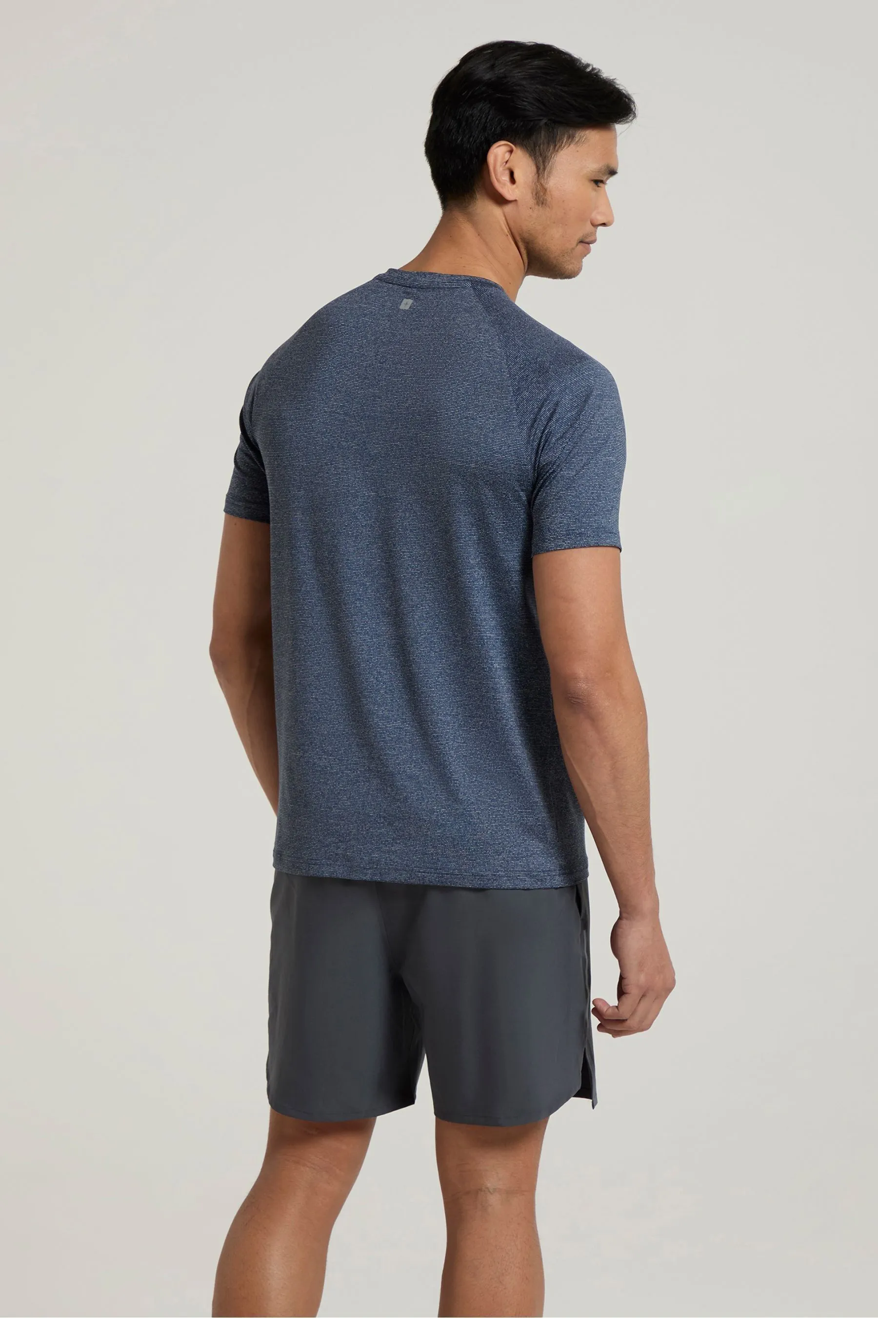 Mountain Warehouse Uomo Agra - Iso Cool - T-shirt a righe con protezione UV