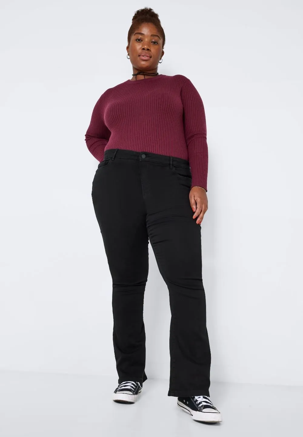 NMSALLIE FLARE - Jeans bootcut