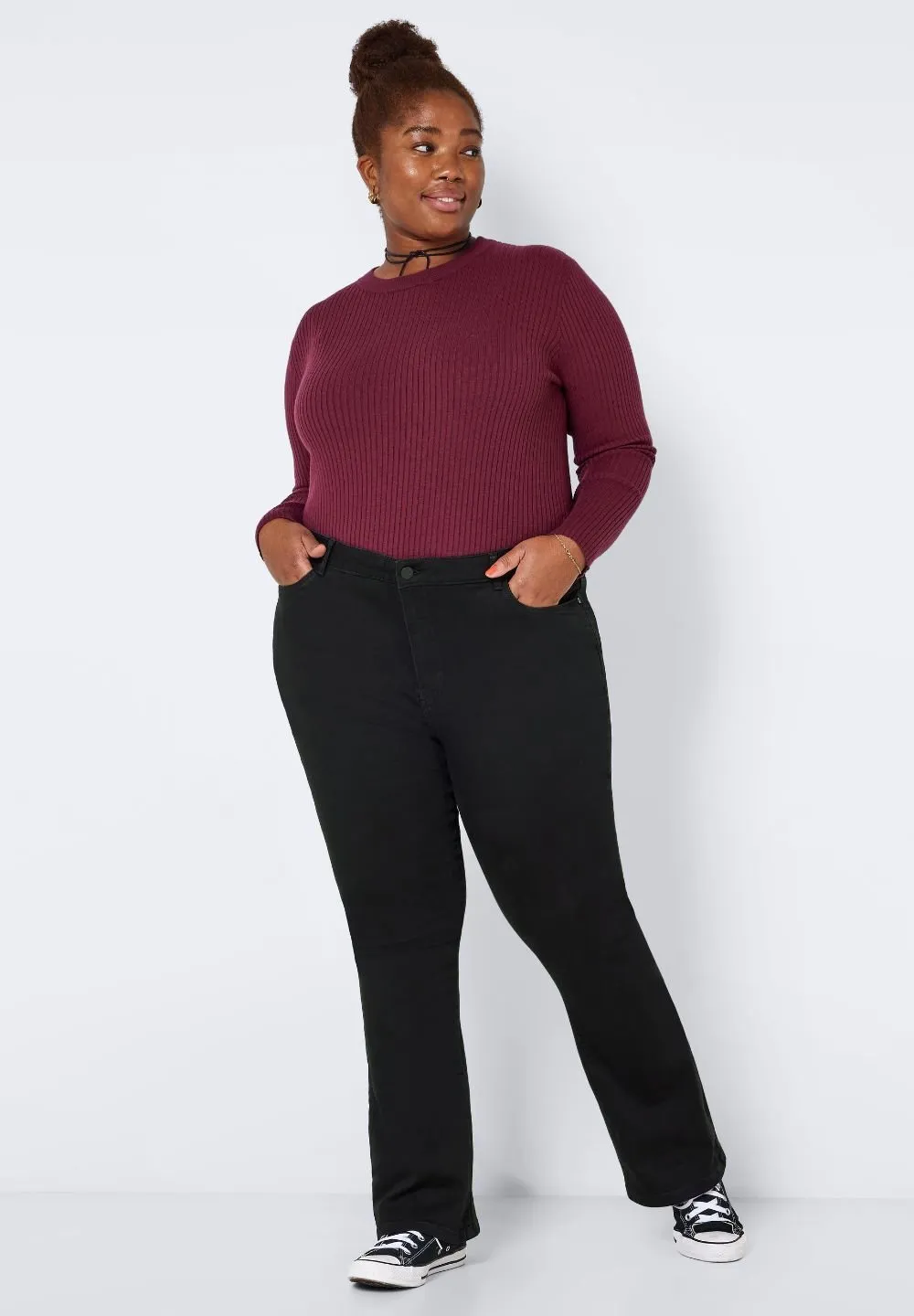 NMSALLIE FLARE - Jeans bootcut