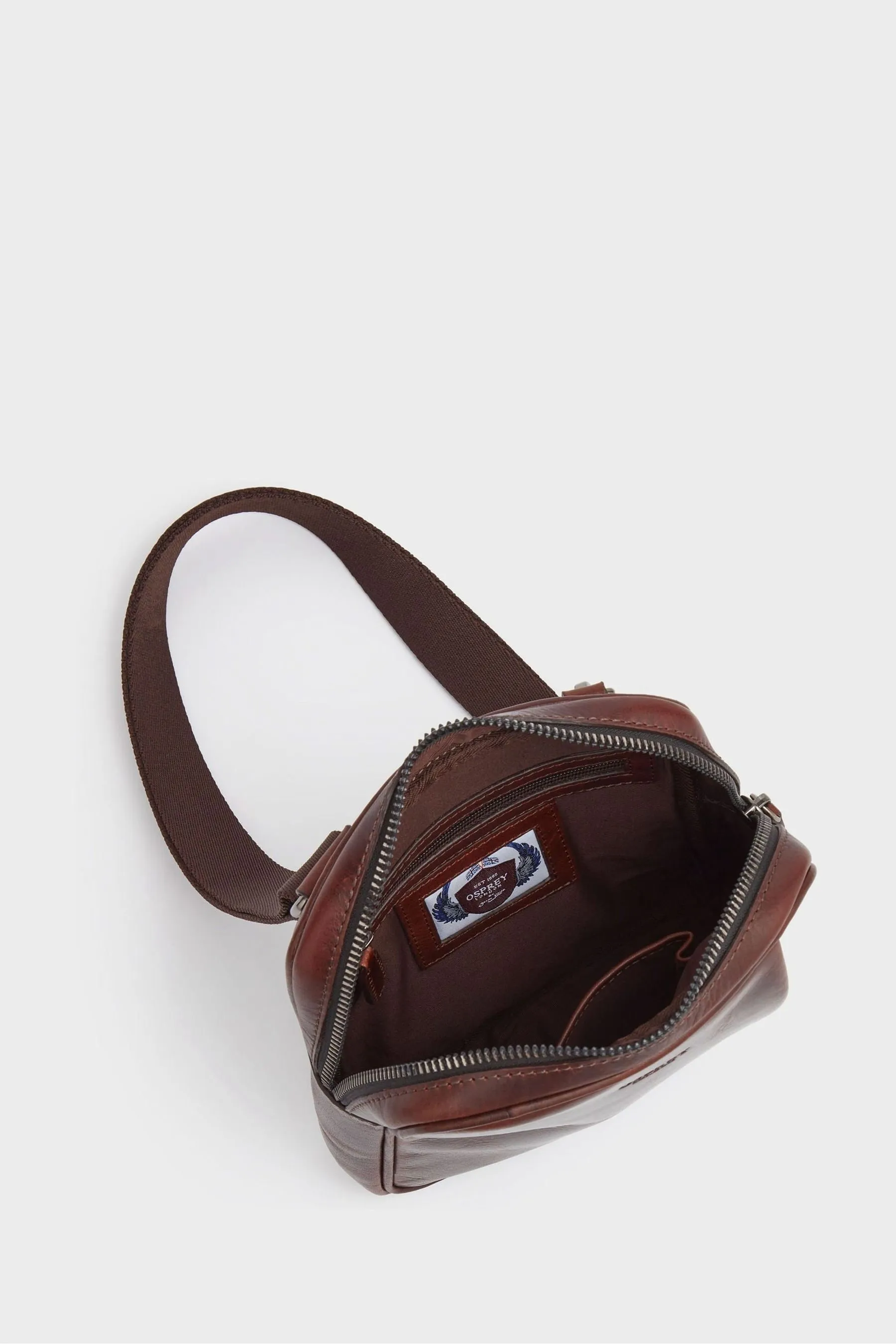 OSPREY LONDON - Carter - Borsa messenger Borsa saddle in pelle