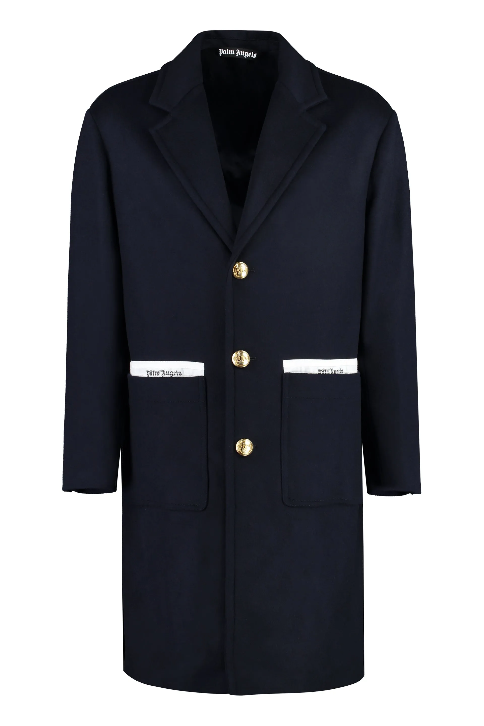 Palm Angels Cappotto in lana e cachemire