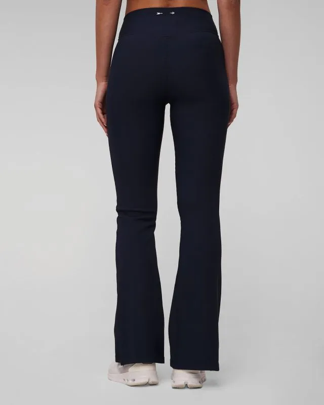 Pantaloni blu scuro da donna The Upside Ribbed Florence Flare