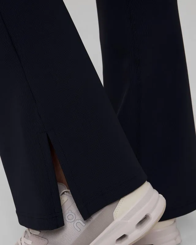 Pantaloni blu scuro da donna The Upside Ribbed Florence Flare