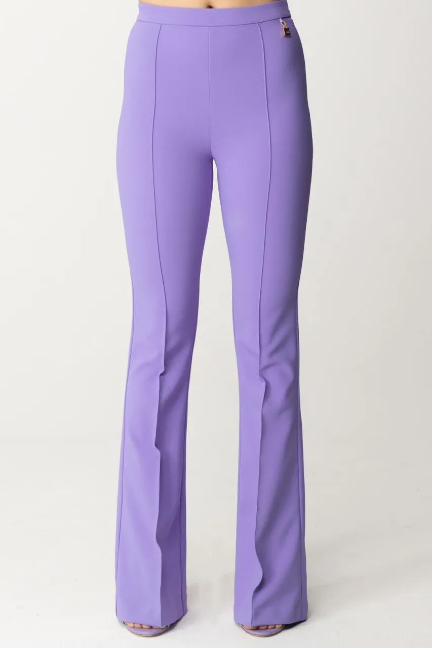 Pantaloni flare con charms C IRIS