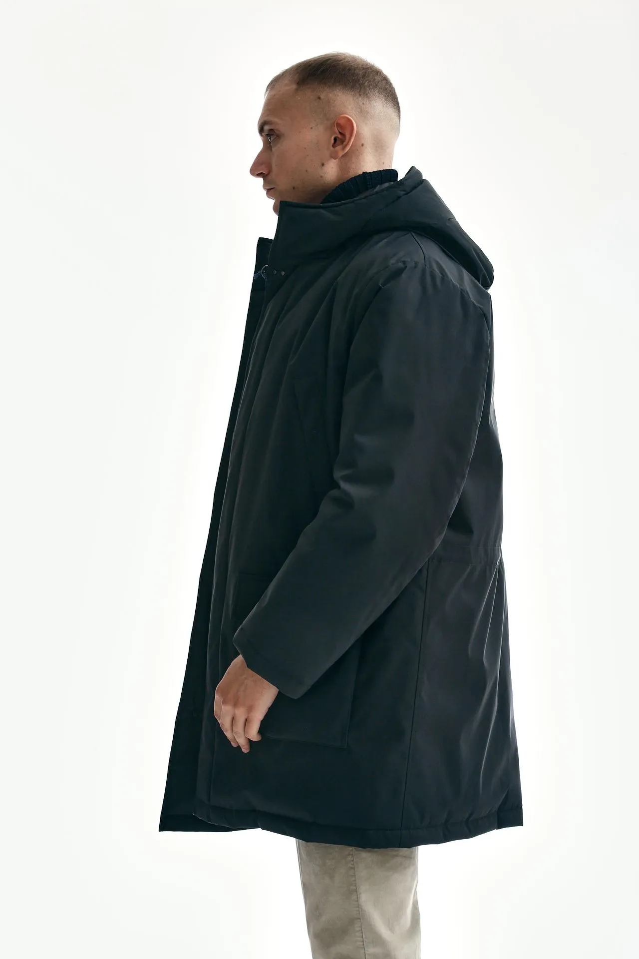Parka imbottito blu 