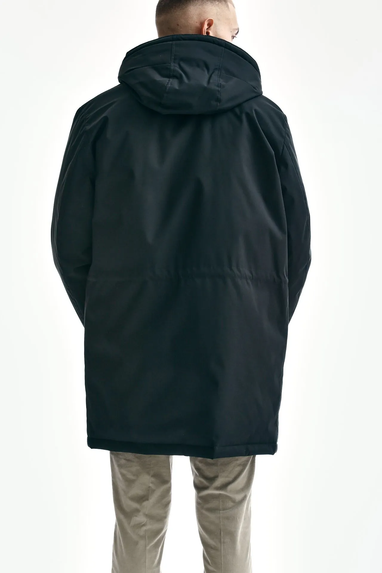 Parka imbottito blu 