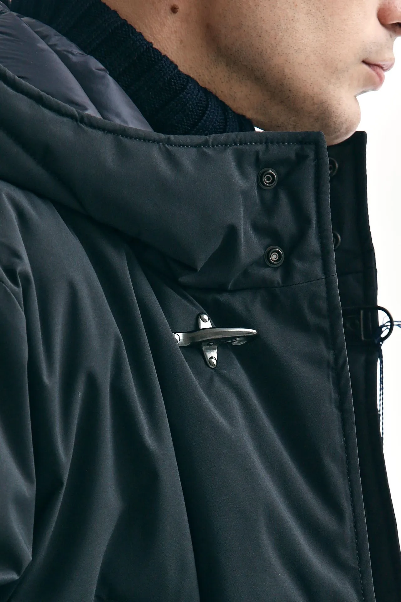 Parka imbottito blu 