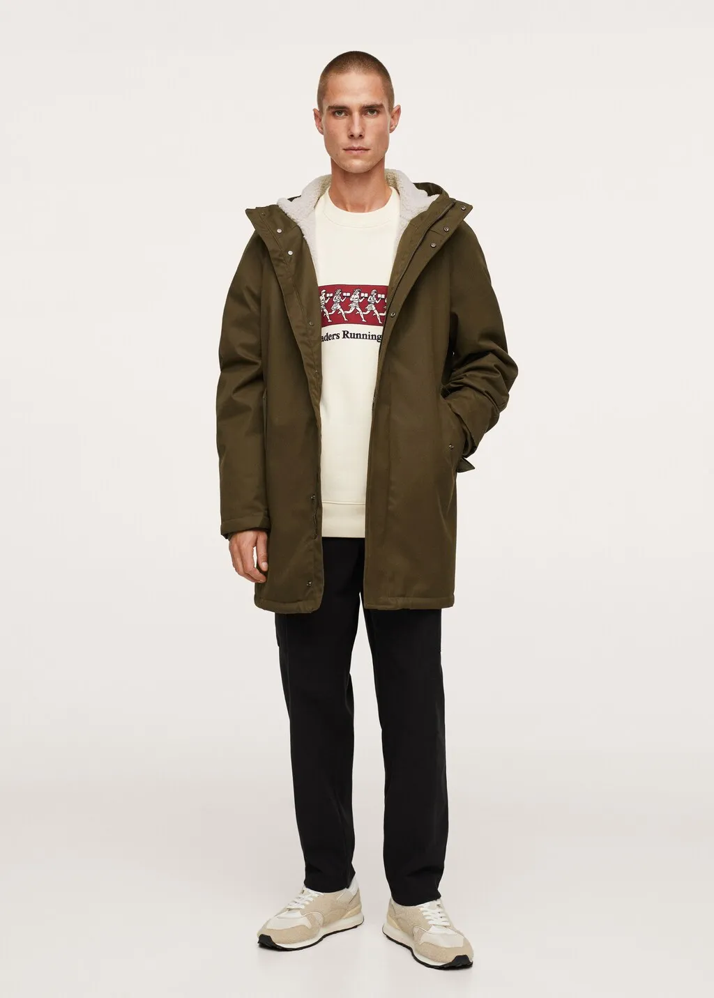 Parka imbottito cappuccio