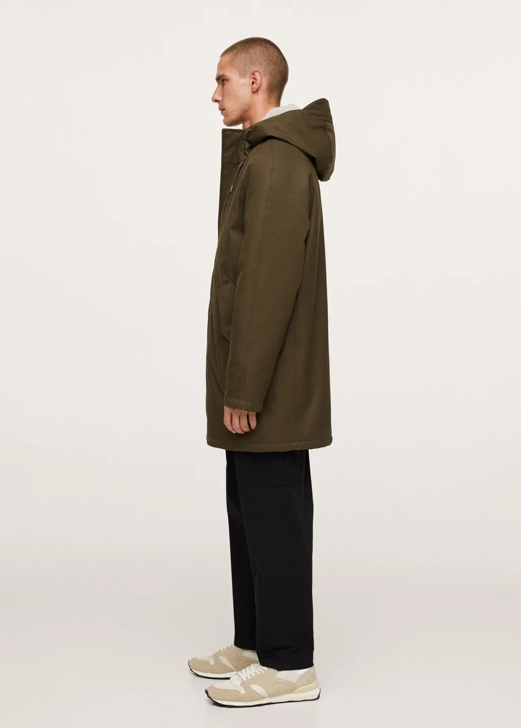 Parka imbottito cappuccio