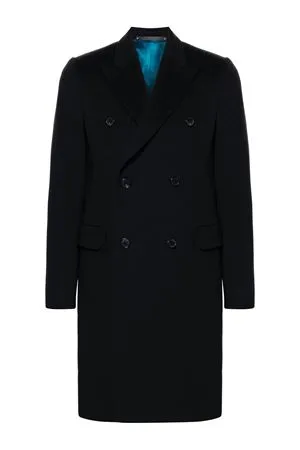 PAUL SMITH Abbigliamento,Cappotti Cappotto doppiopetto nero 