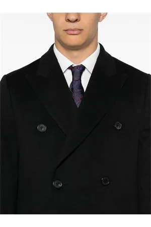 PAUL SMITH Abbigliamento,Cappotti Cappotto doppiopetto nero 
