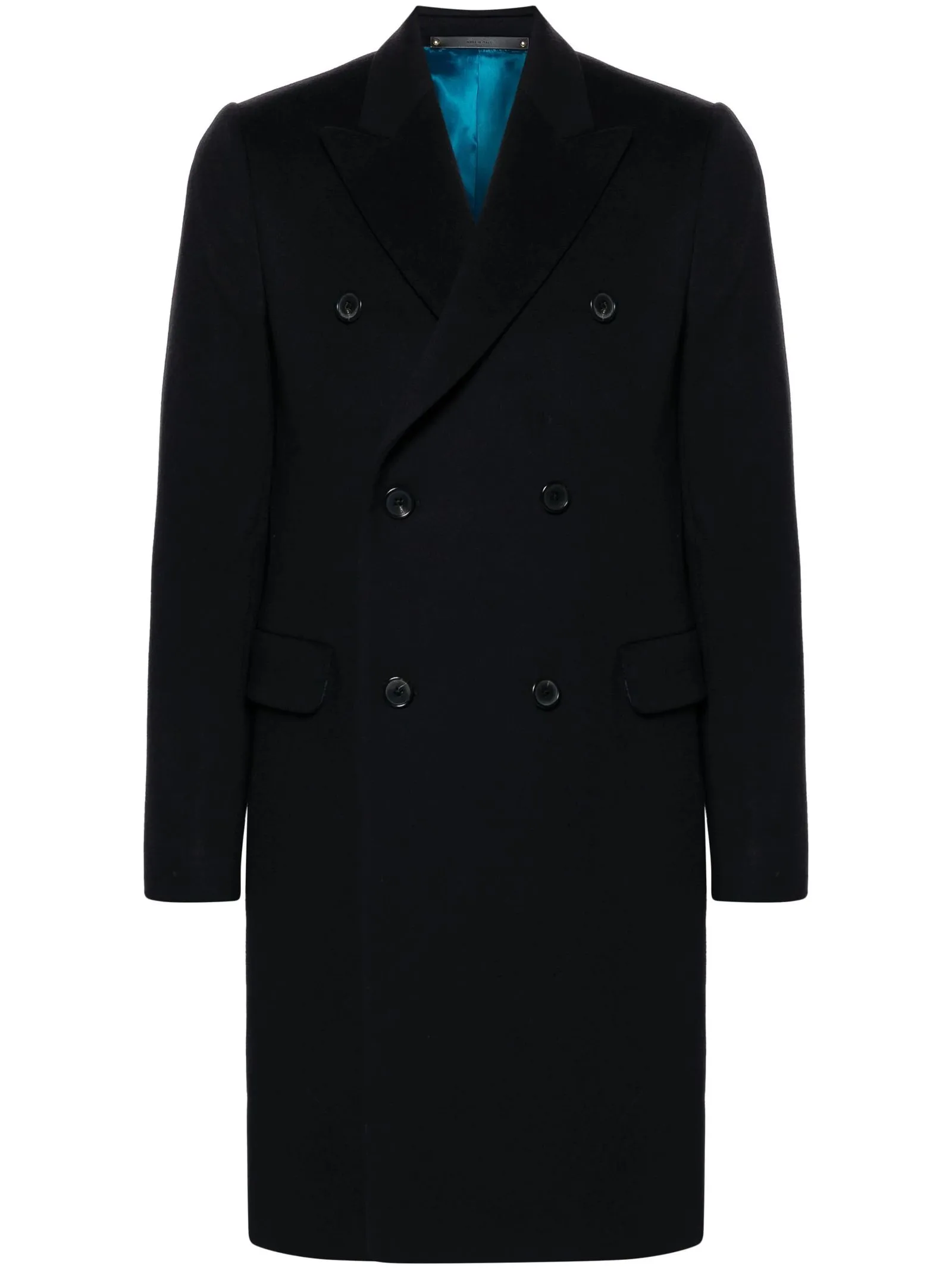 PAUL SMITH Abbigliamento,Cappotti Cappotto doppiopetto nero 