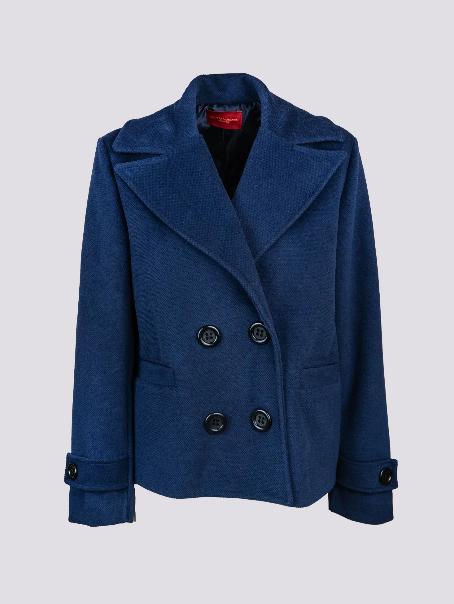 PEACOAT DOPPIOPETTO OVERSIZE BLU