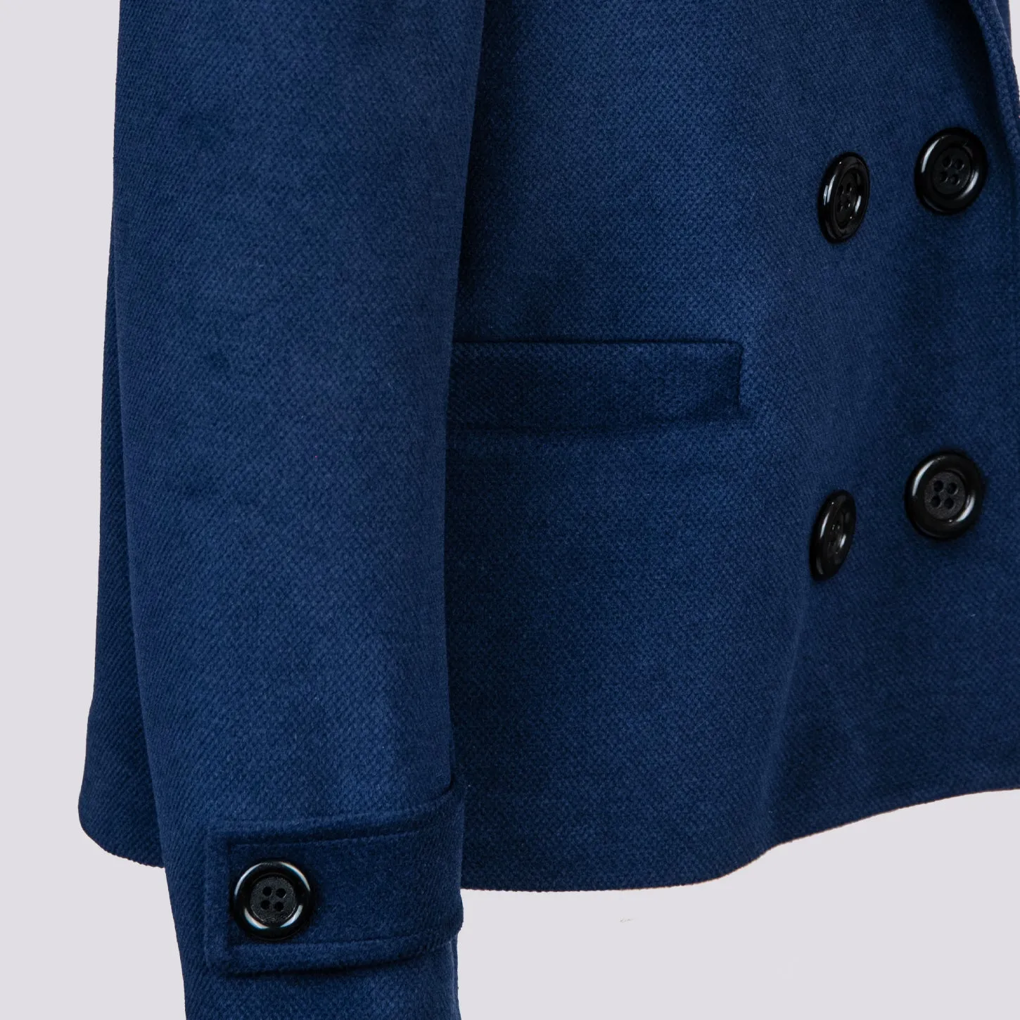 PEACOAT DOPPIOPETTO OVERSIZE BLU