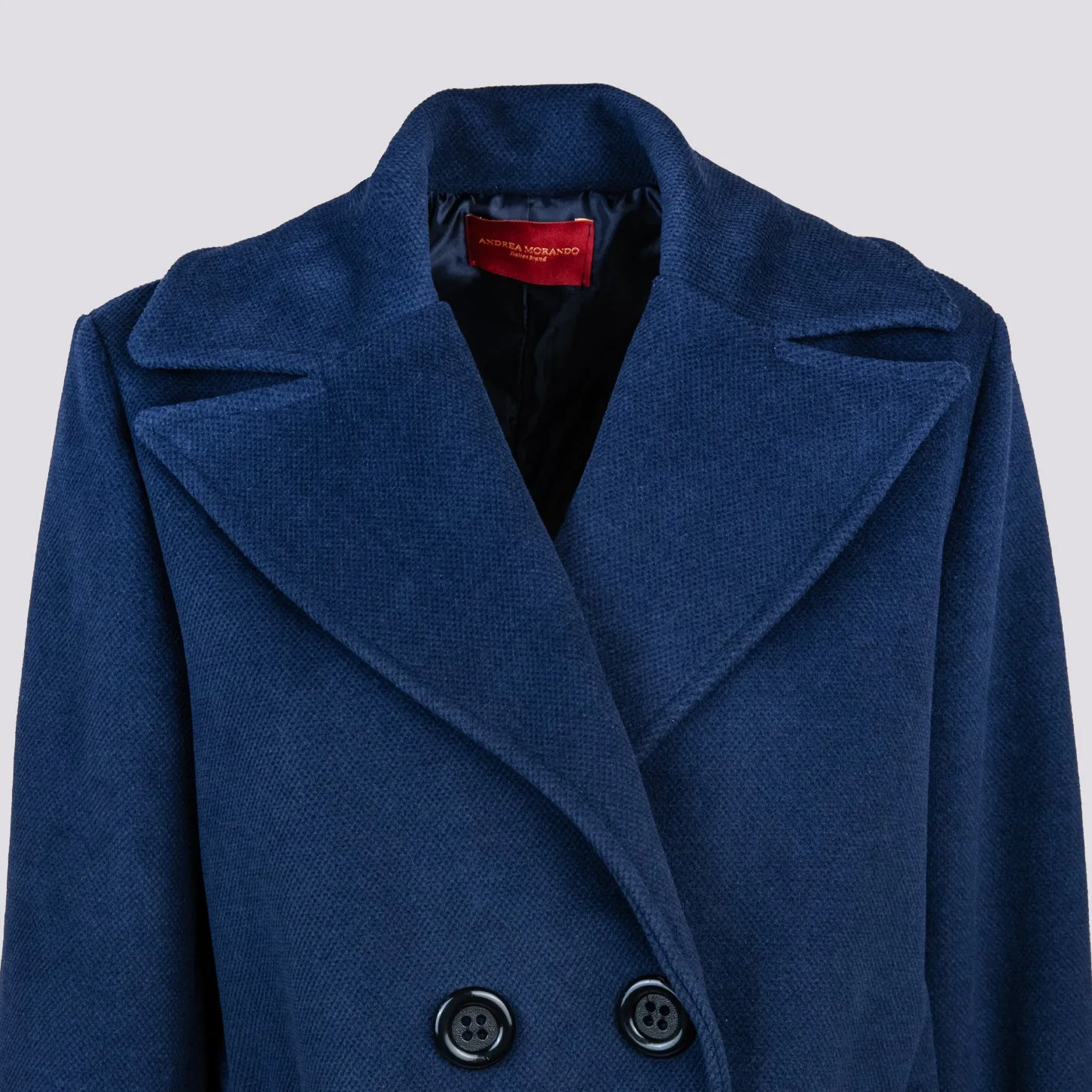 PEACOAT DOPPIOPETTO OVERSIZE BLU