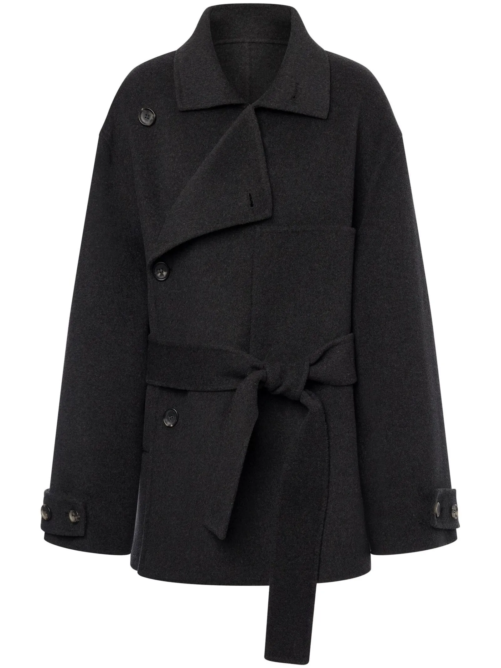 PHILOSOPHY DI LORENZO SERAFINI Abbigliamento,Cappotti Cappotto doppiopetto in lana grigia 