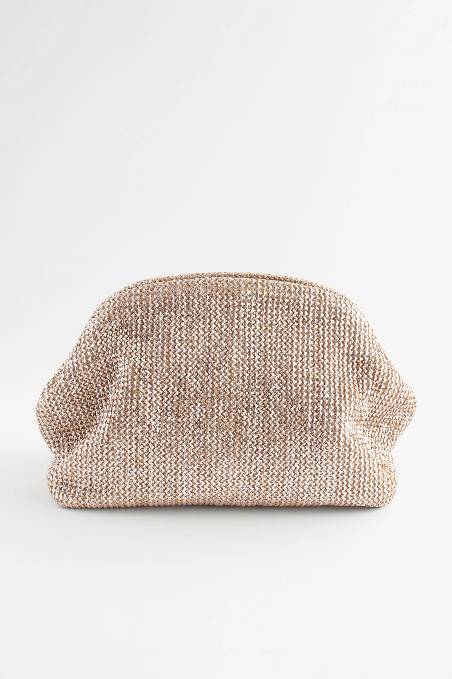 Pochette con Borsa in rafia    