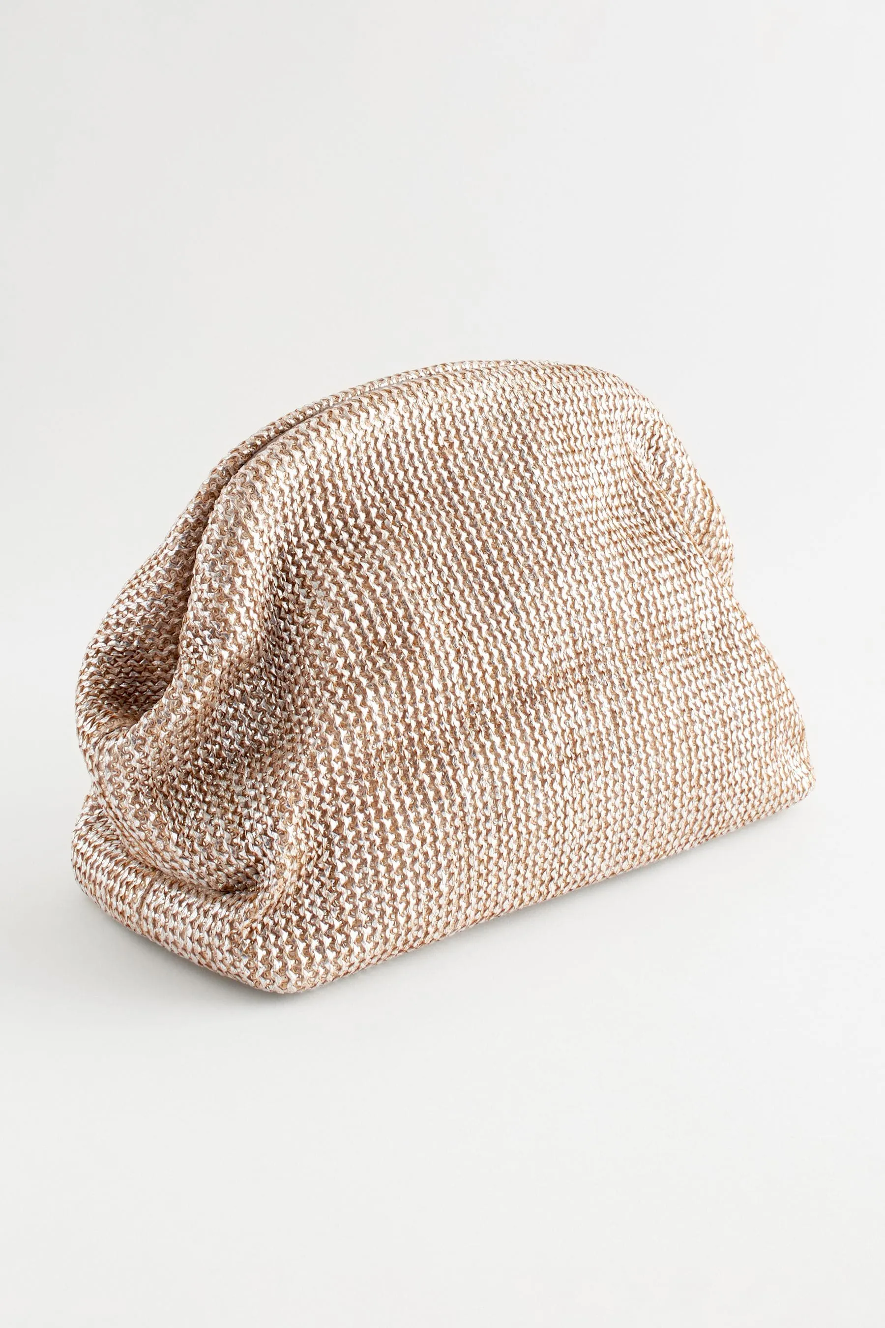 Pochette con Borsa in rafia    