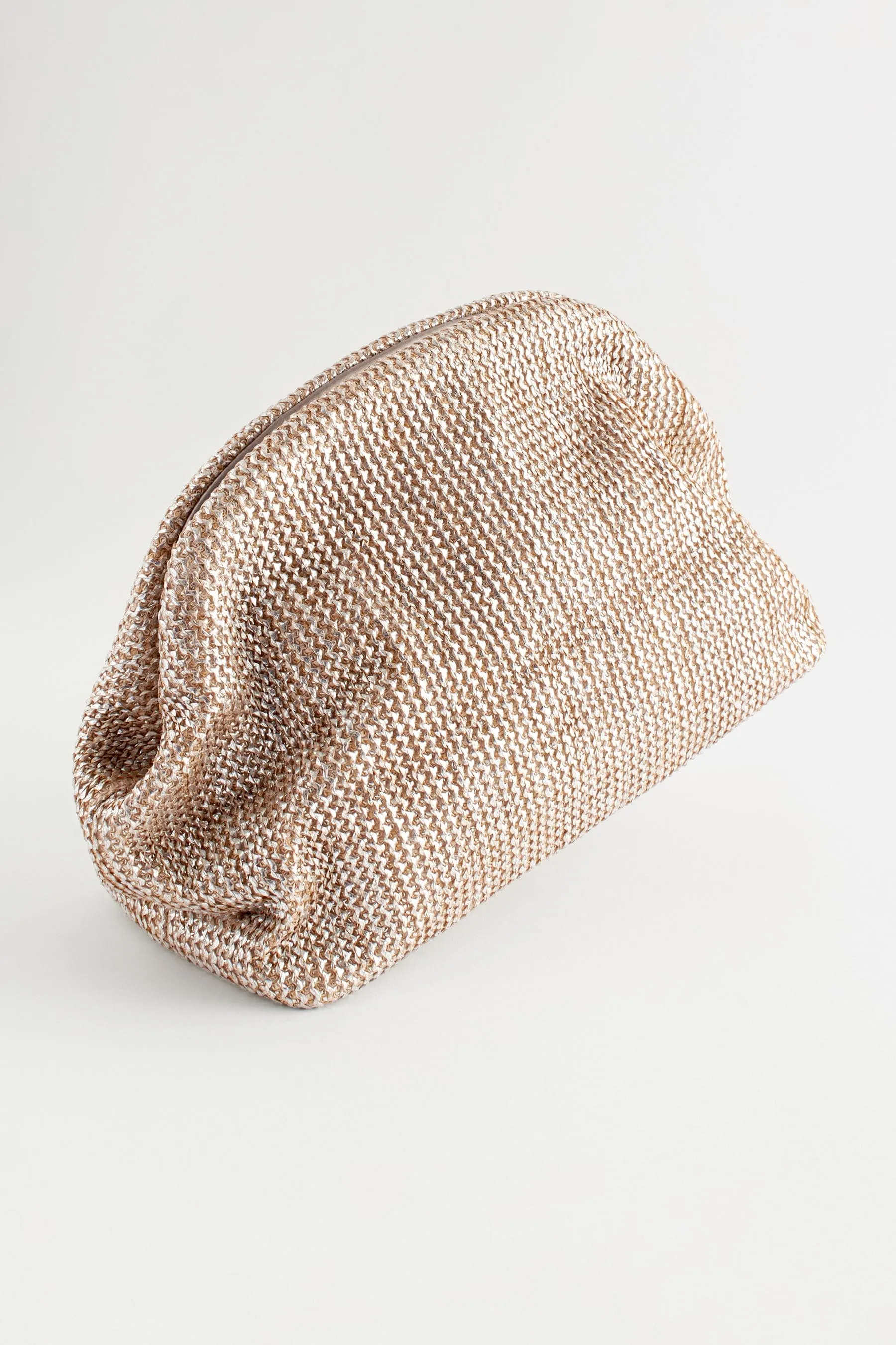 Pochette con Borsa in rafia    