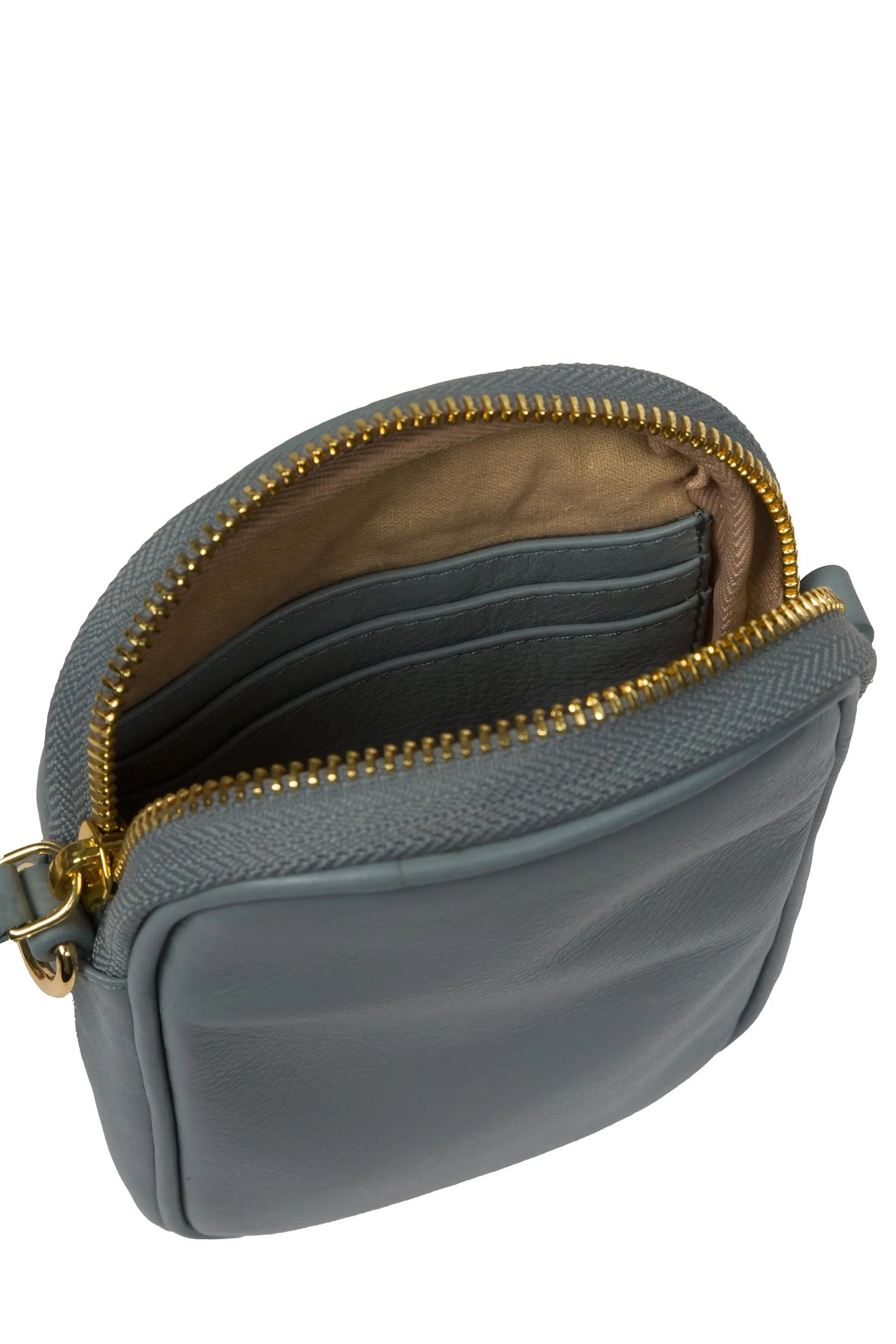 Pure Luxuries London - Alaina - Borsa per telefono a tracolla in pelle nappa