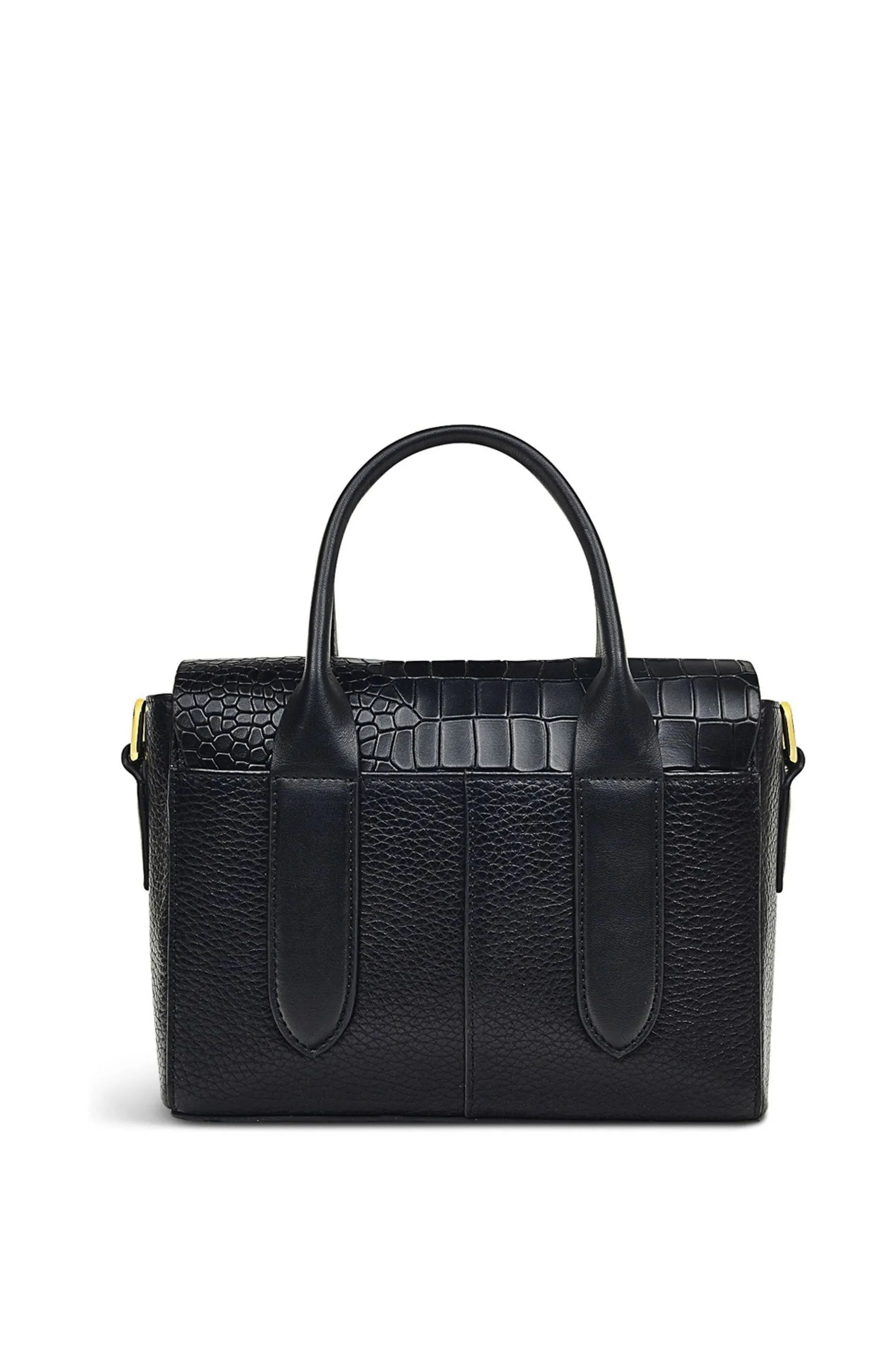 Radley London - Mayfair Lane - Nero a tracolla piccola con patella effetto coccodrillo - Borsa